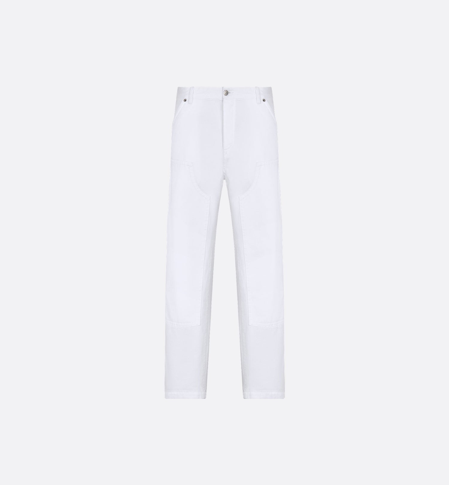 Carpenter Jeans White Cotton Twill