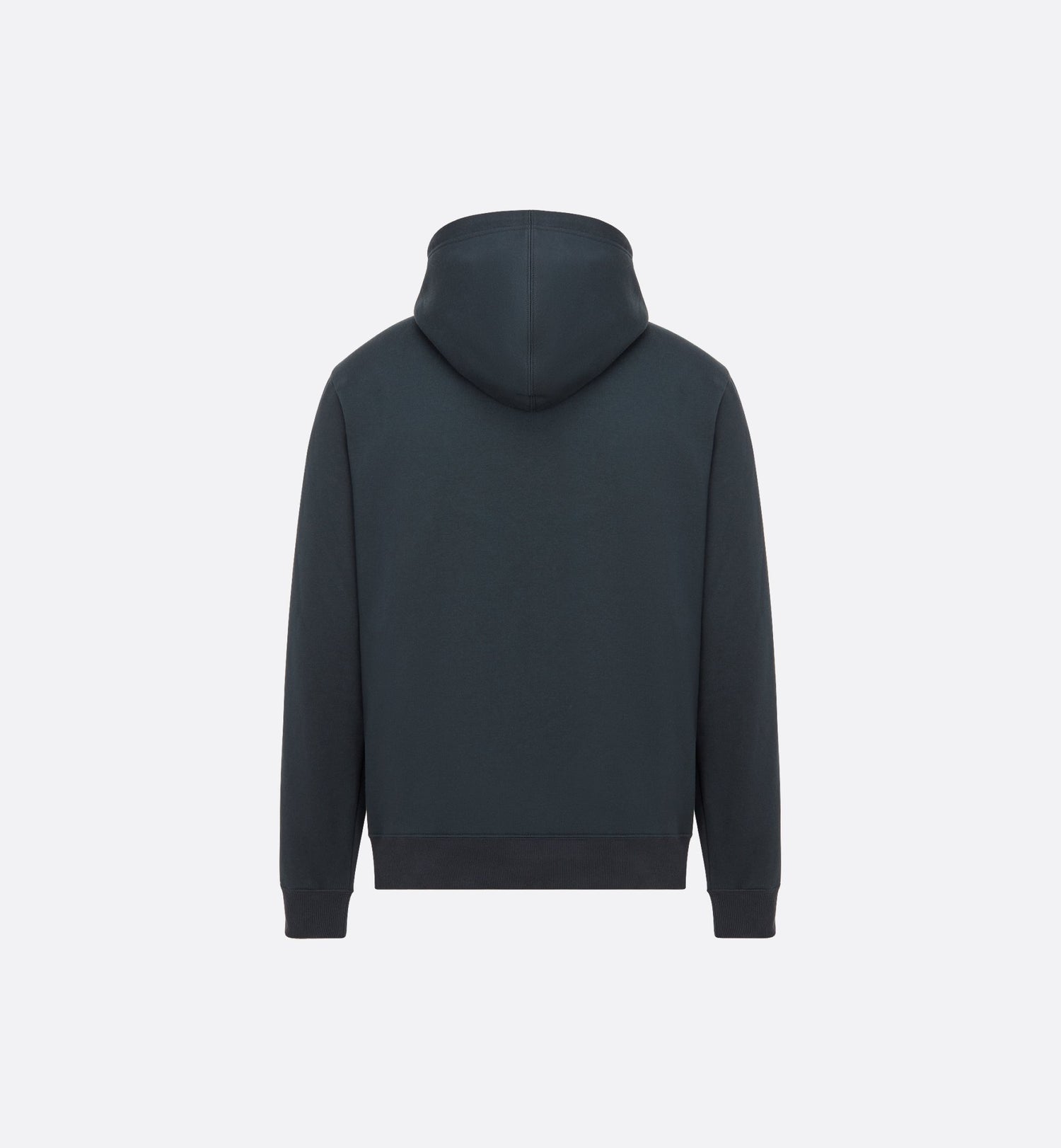 Relaxed-Fit Hooded Sweatshirt Navy Blue Cotton Fleece