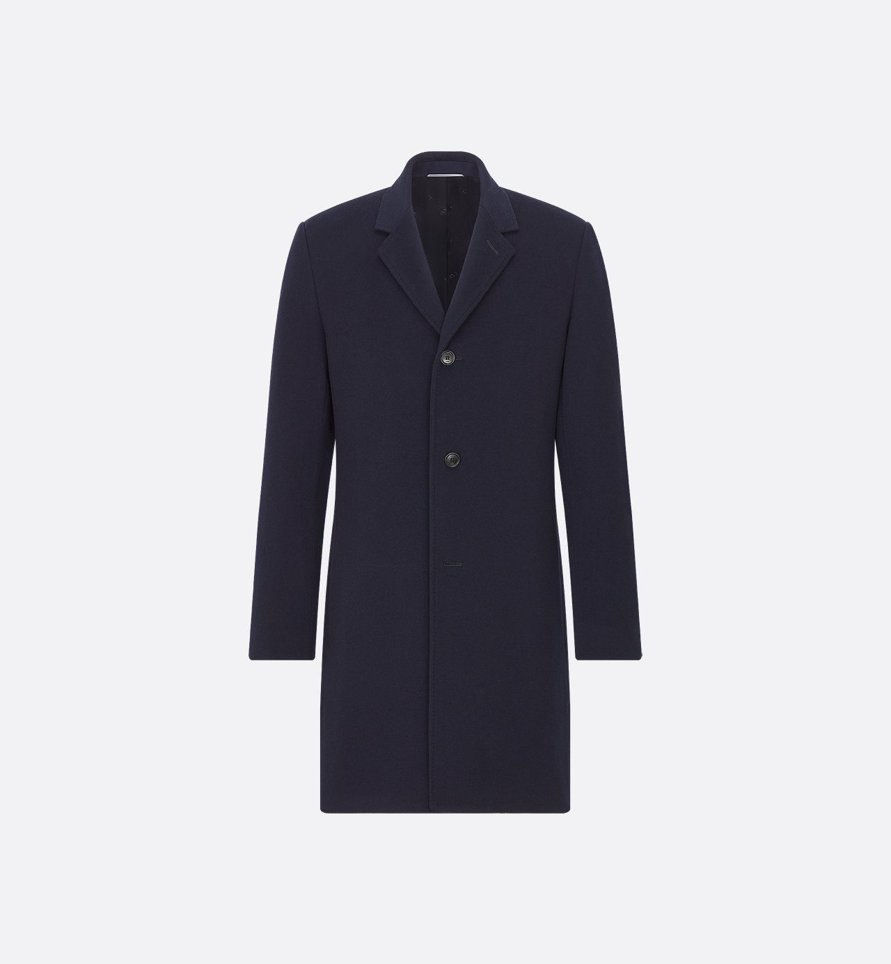 Classic Coat Navy Blue Cashmere