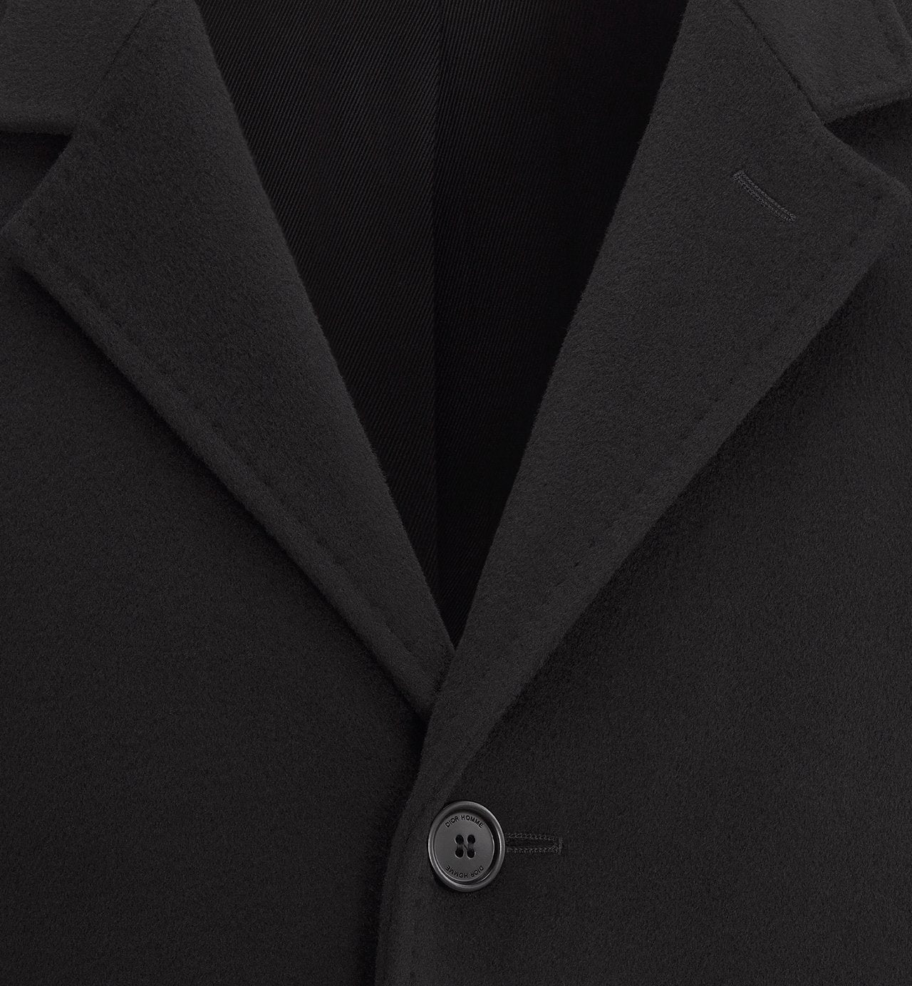 Classic Coat Black Cashmere Cloth