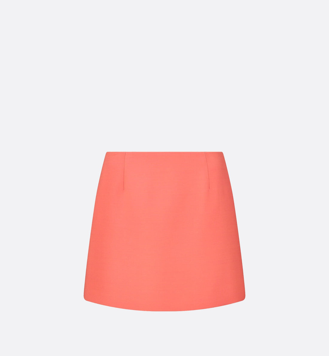 Dioriviera Miniskirt Coral Wool And Silk