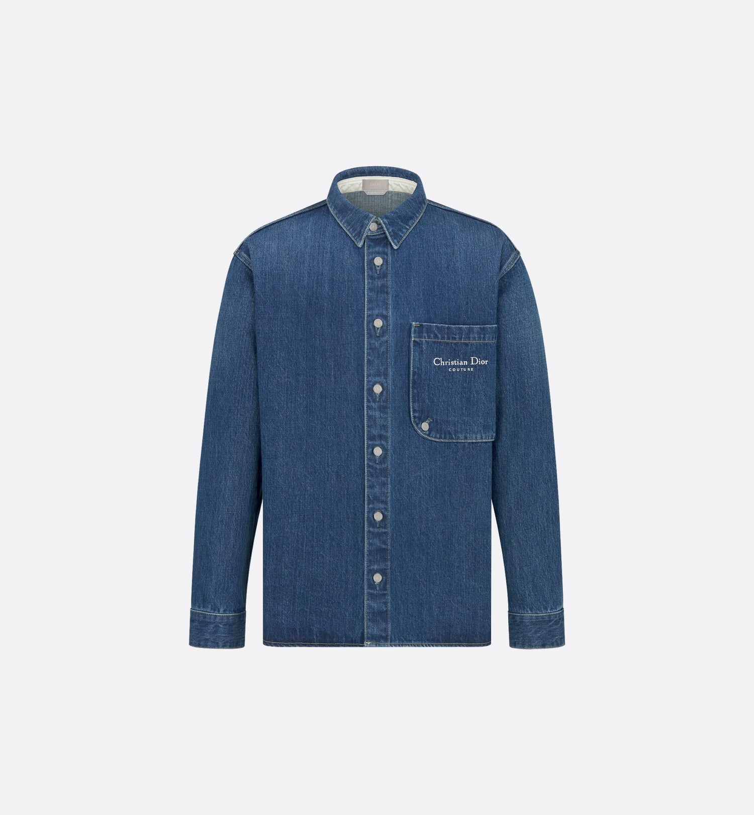 Cd Couture Overshirt Blue Cotton Denim