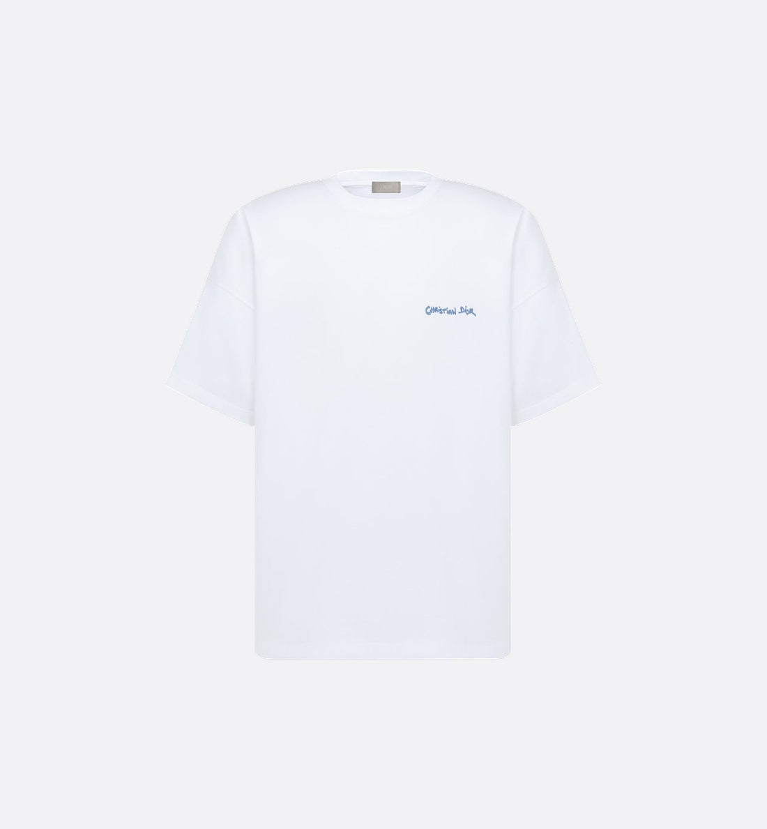 Tag T-Shirt Relaxed Fit White Cotton Jersey