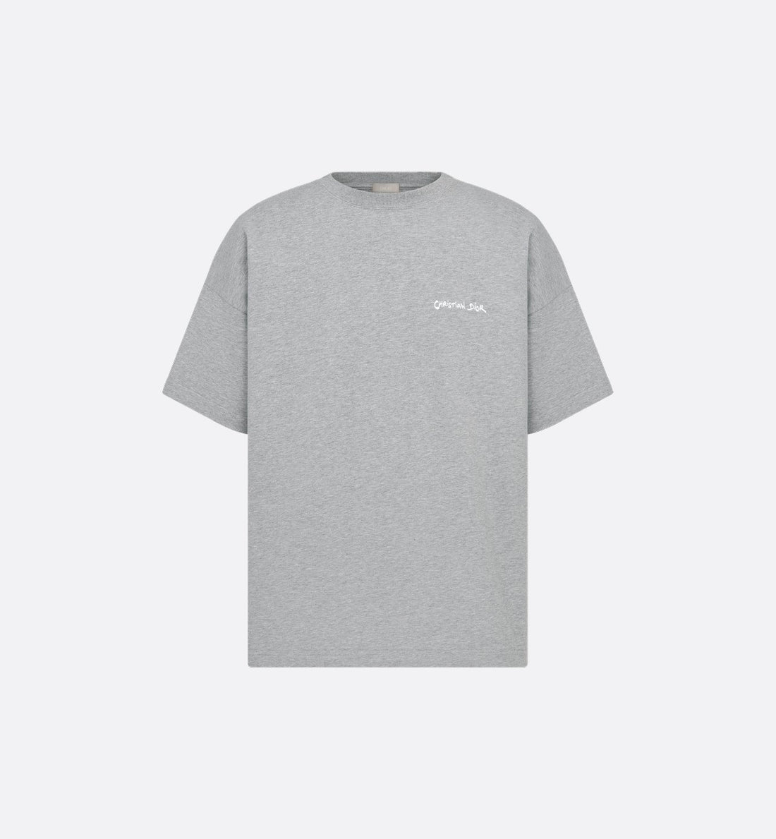 Tag T-Shirt Relaxed Fit Gray Cotton Jersey