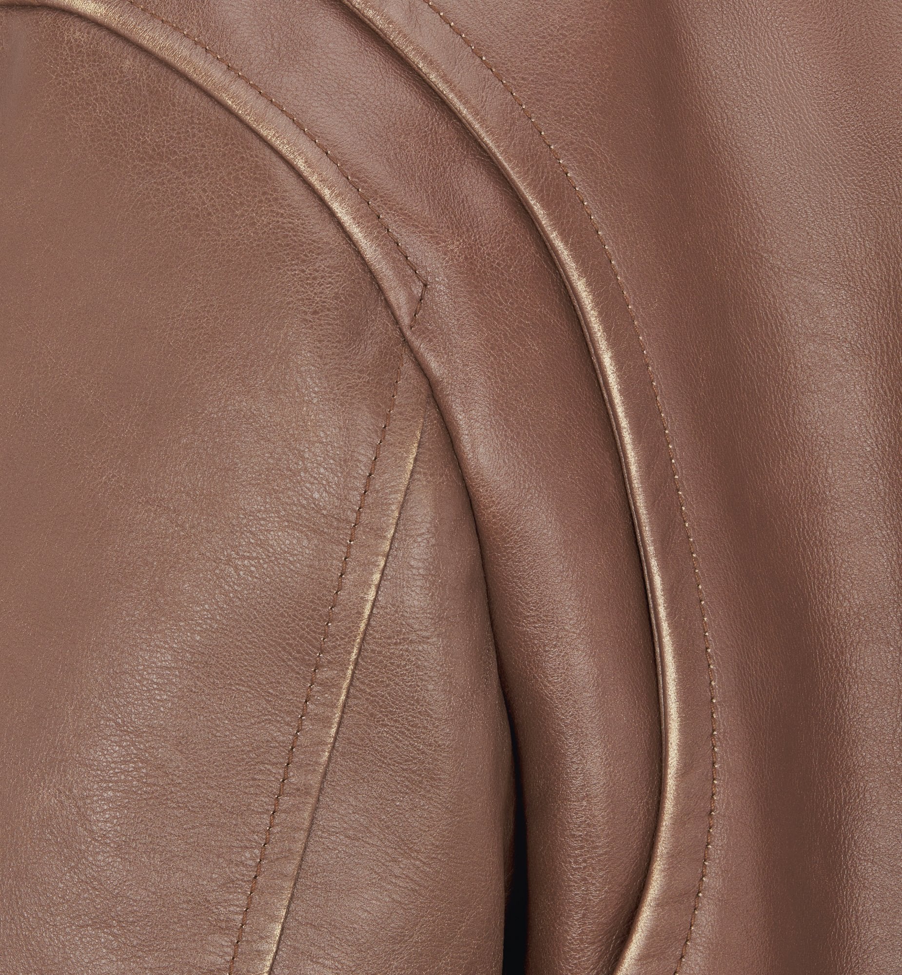 Cd Couture Bomber Jacket Brown Calfskin