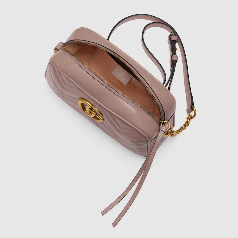 GG Marmont Small Matelassé Shoulder Bag