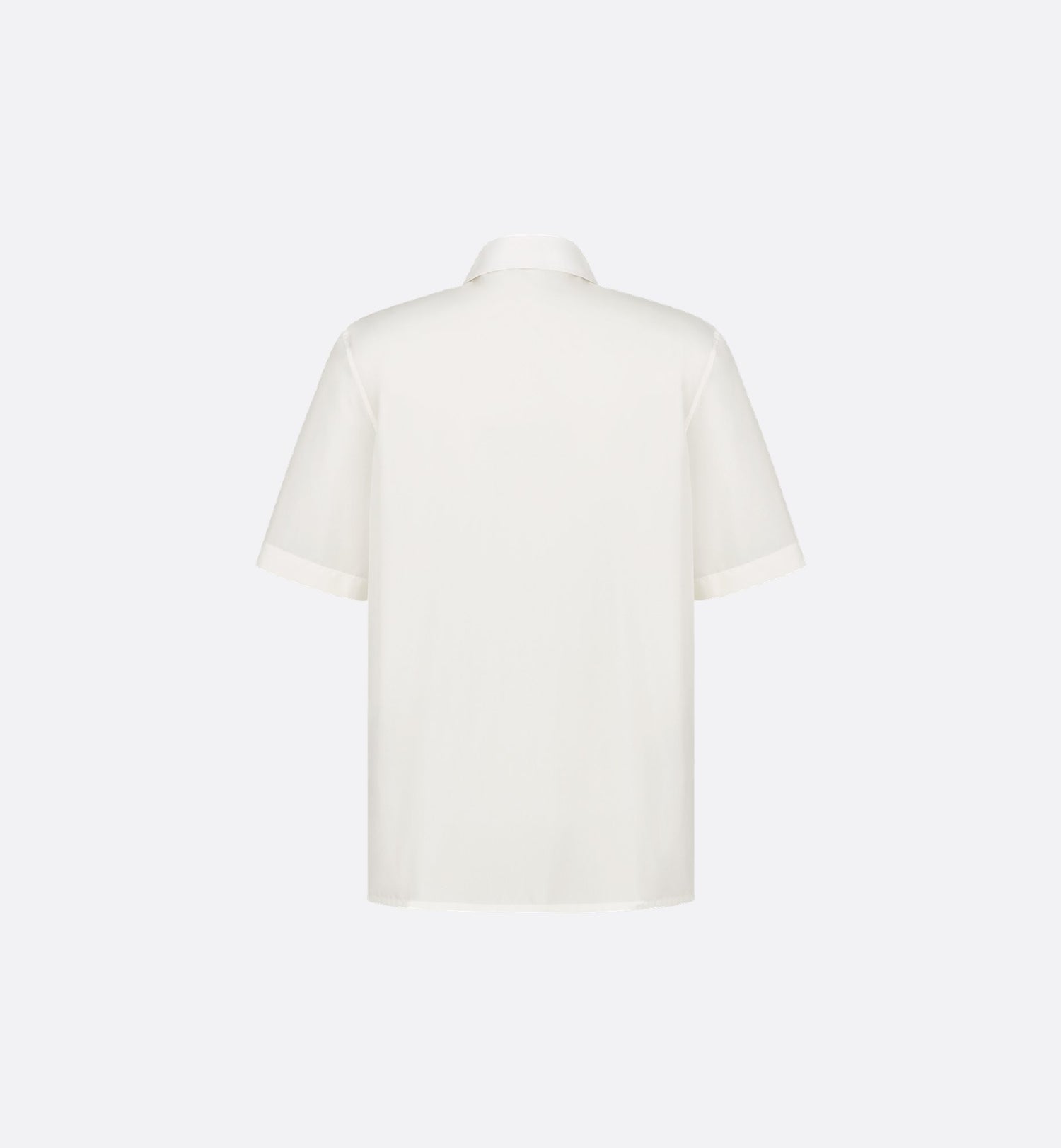 Dior And Parley Short Sleeved Zipped Shirt Ecru Parley Ocean Plastic Technical Taffeta