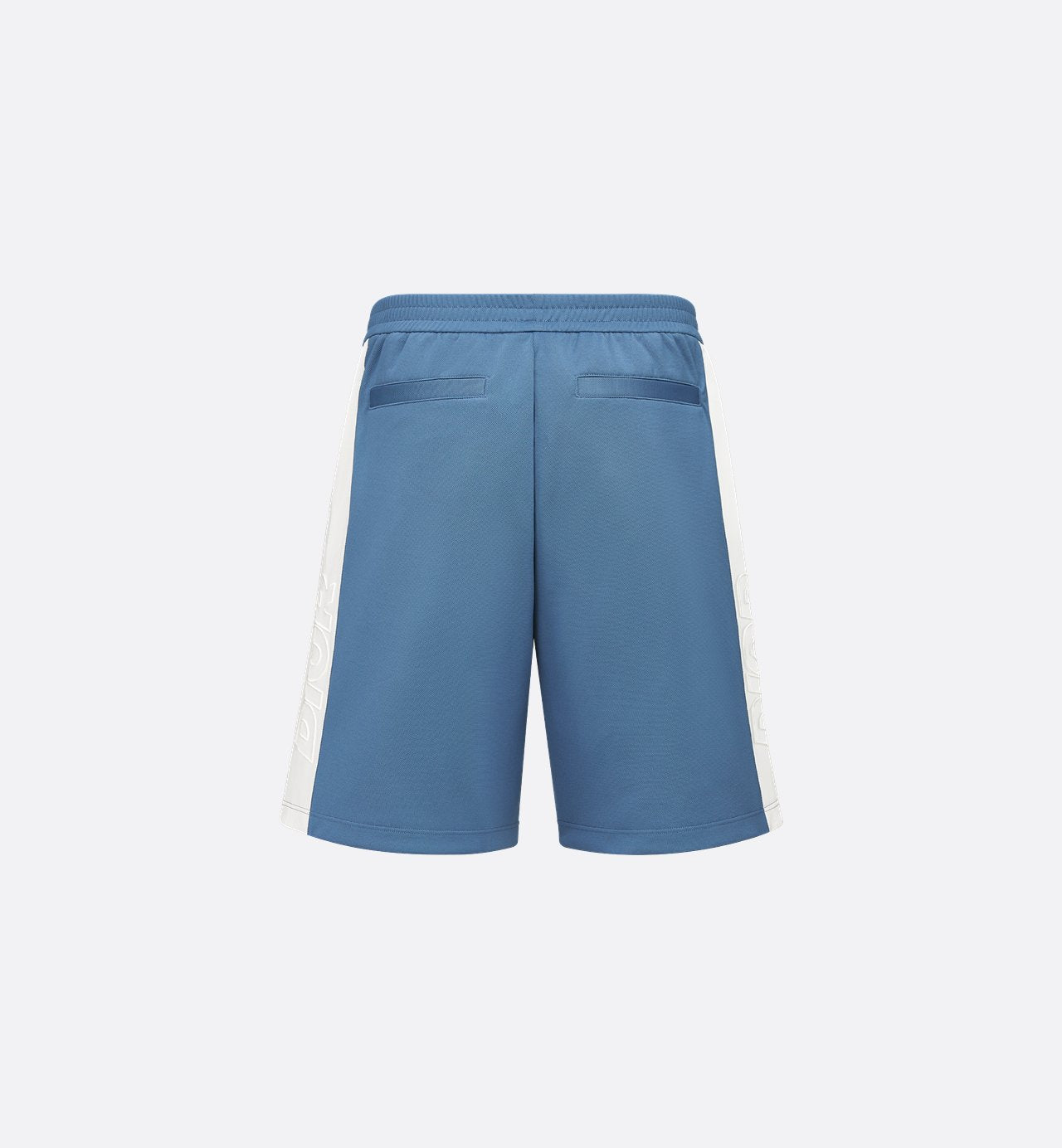 Dior And Parley Track Shorts Blue And White Parley Ocean Plastic® Cotton-Blend Jersey