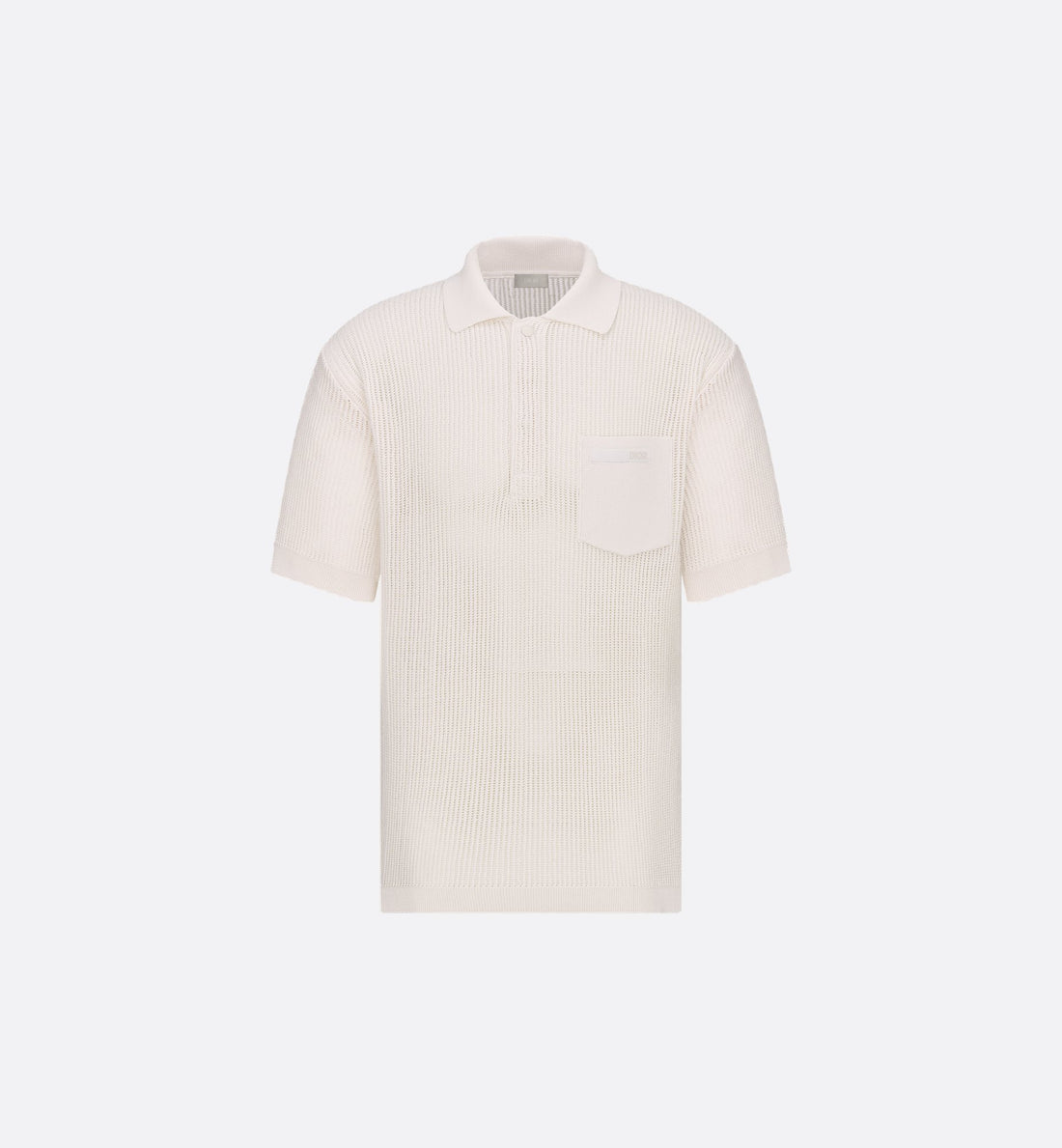 Dior And Parley Regular Fit Polo Shirt Off White Parley Ocean Plastic Mesh