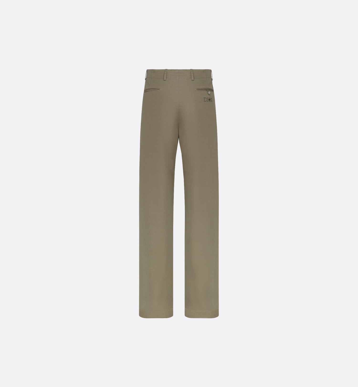 Dior And Stone Island Loose-Fit Pants Light Brown Cotton-Blend Satin