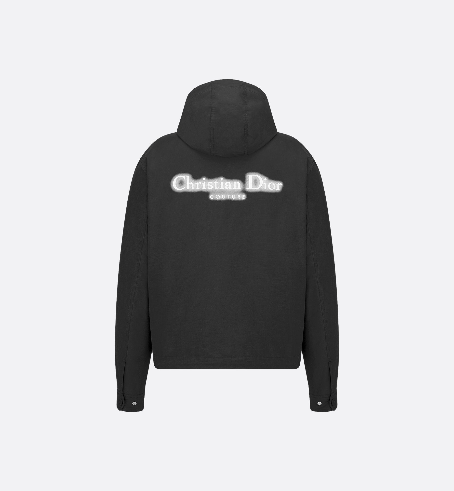 Cd Couture Windbreaker Black Blended Cotton