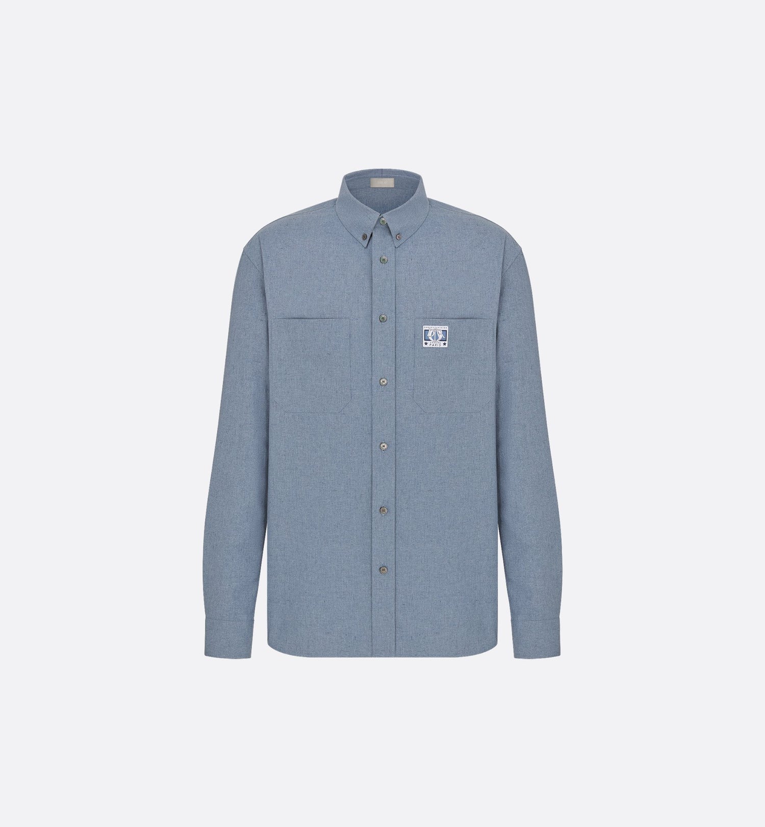 Charm Shirt Blue Cotton Chambray