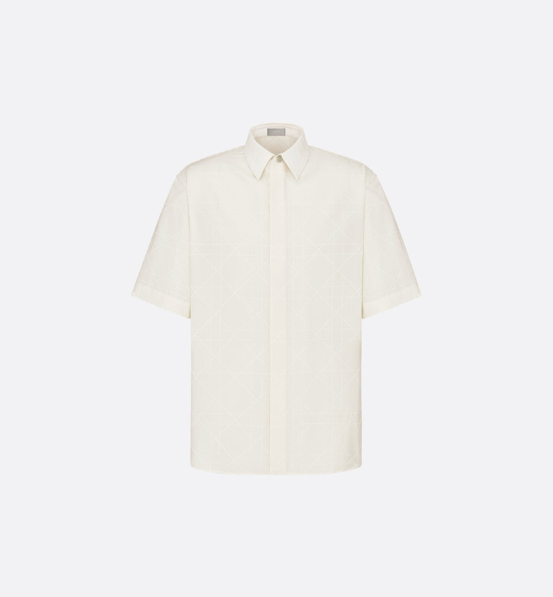 Icons Short-Sleeved Shirt White Silk Blend