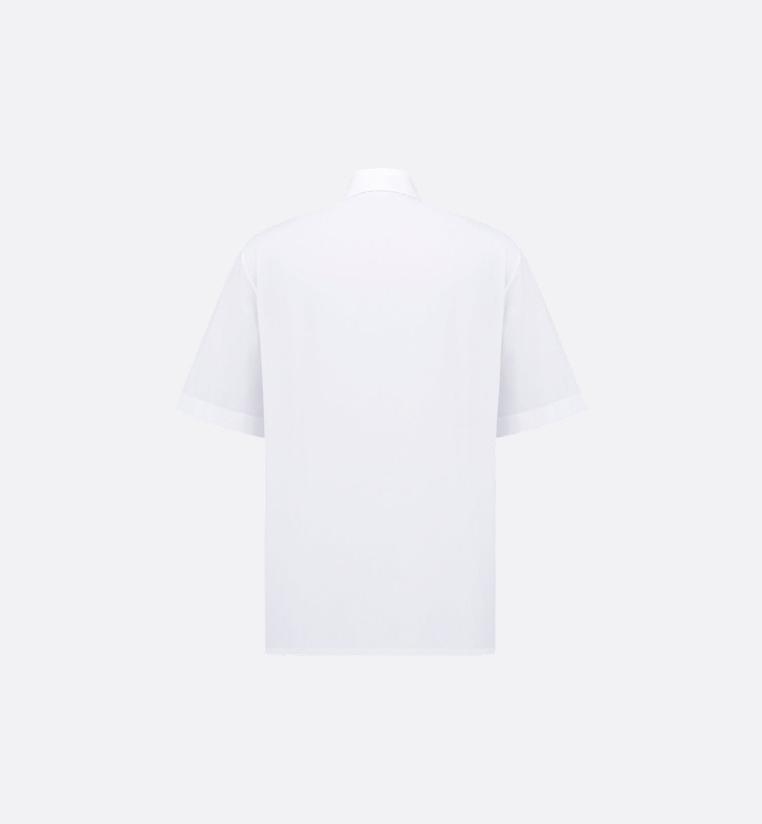 Handwritten Cd 1947 Short-Sleeved Shirt White Cotton Poplin