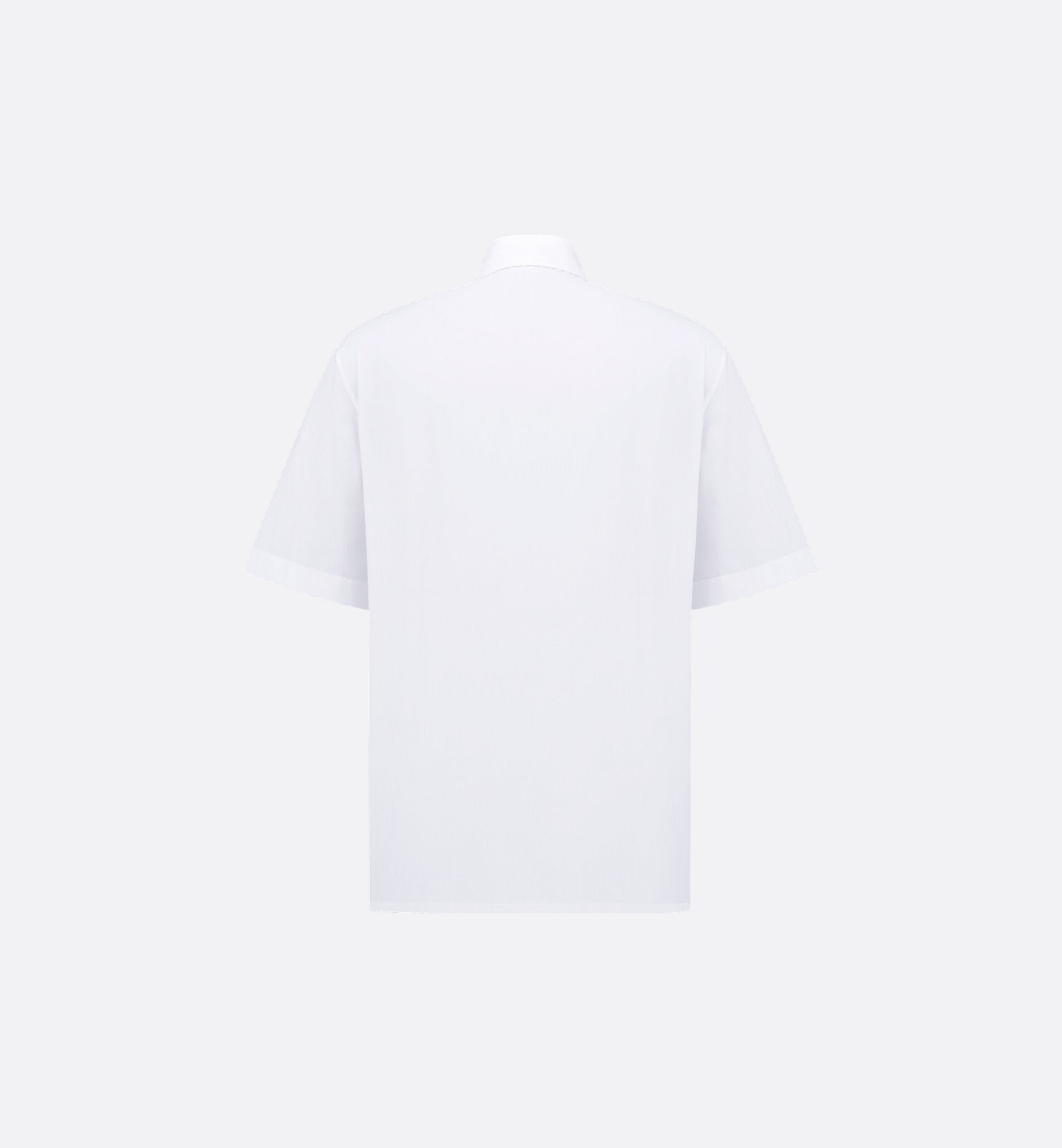 Handwritten Cd 1947 Short-Sleeved Shirt White Cotton Poplin