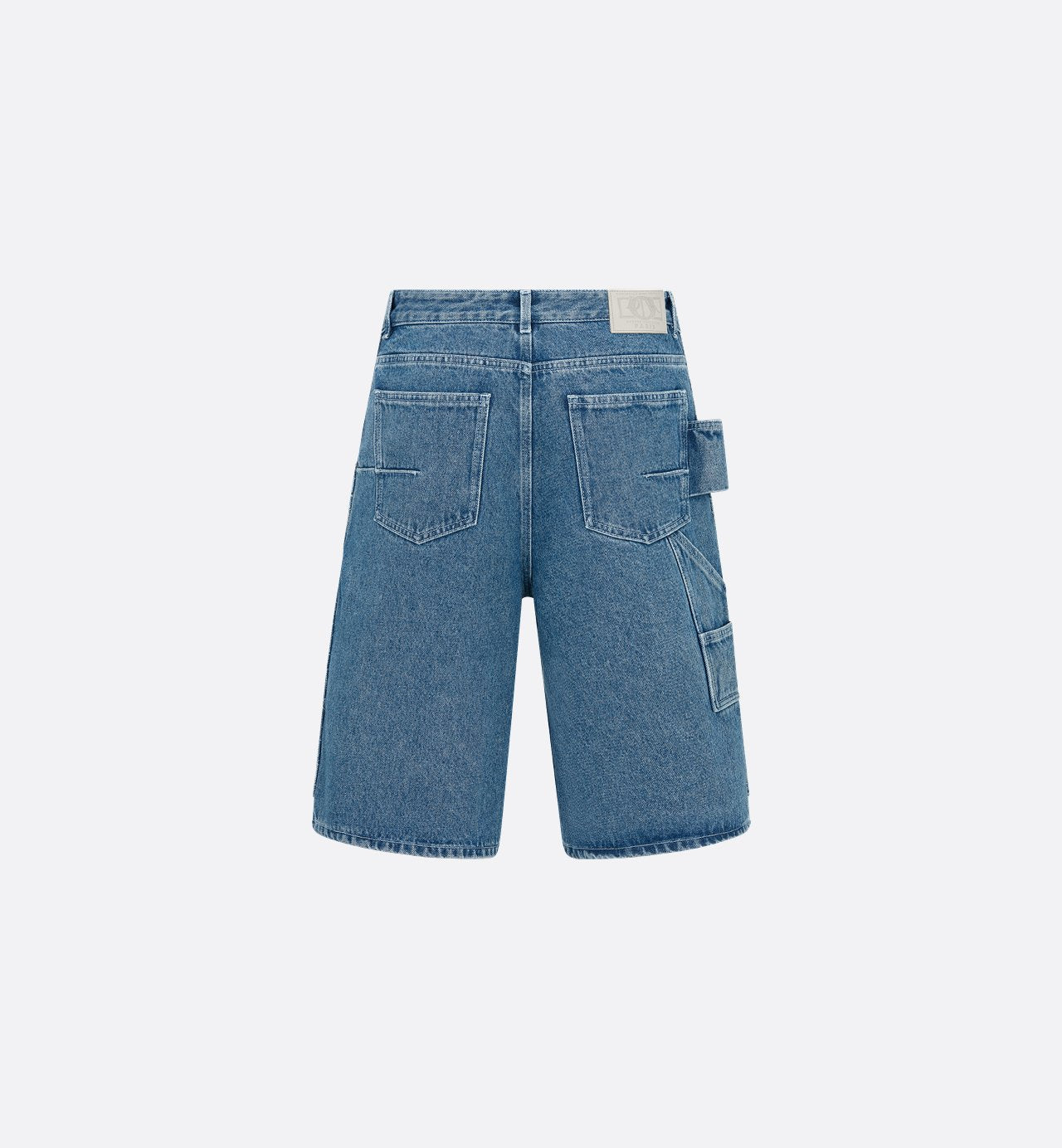 Cannage Carpenter Bermuda Shorts Blue Cotton Twill