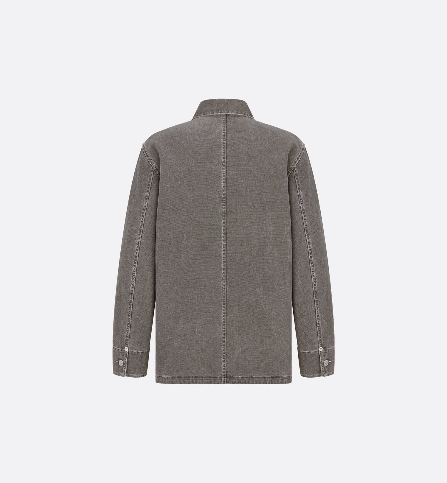 Dior And Stone Island Jacket Black Cotton Canvas