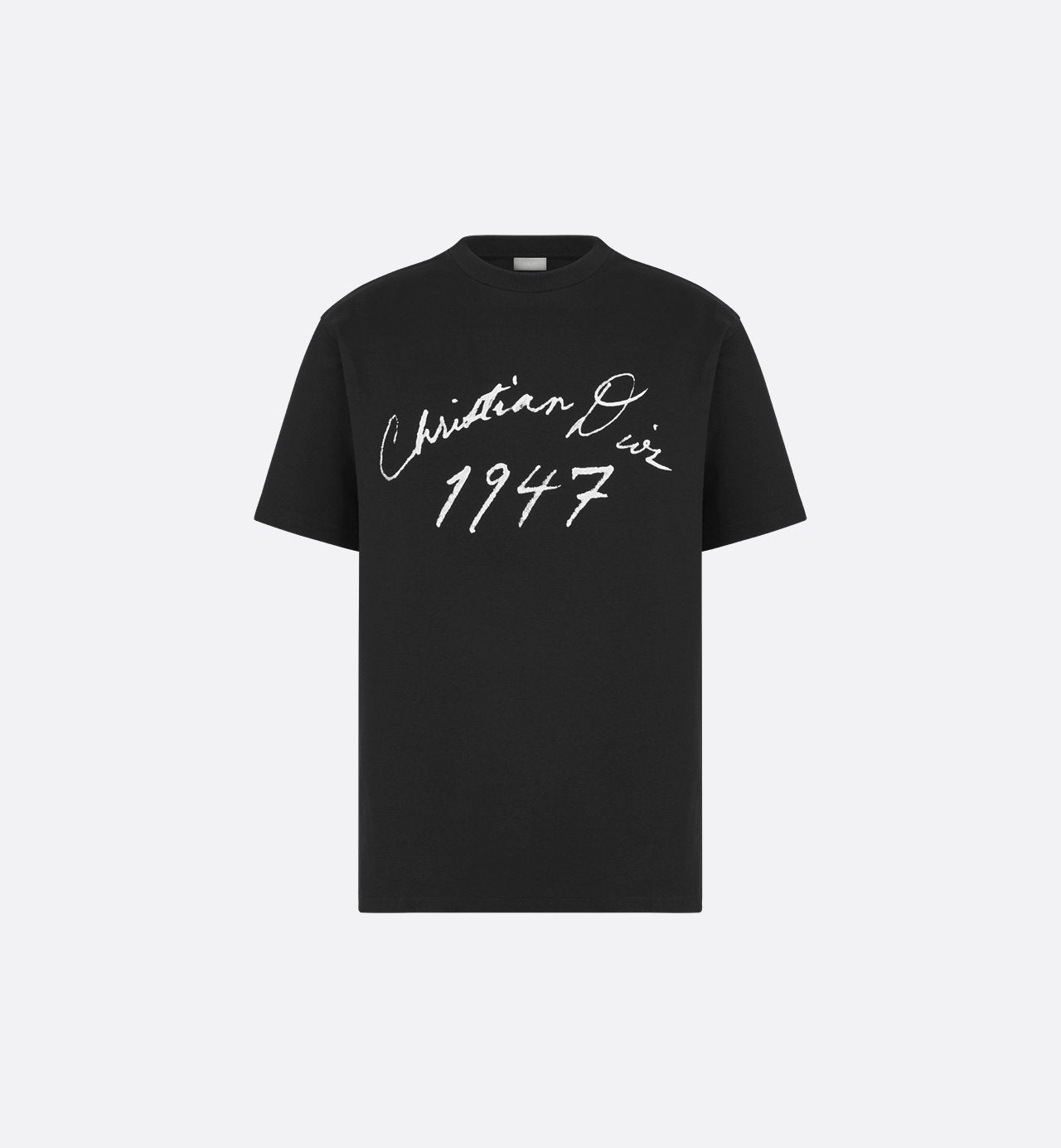 Handwritten Relaxed-Fit T-Shirt Black Cotton Jersey