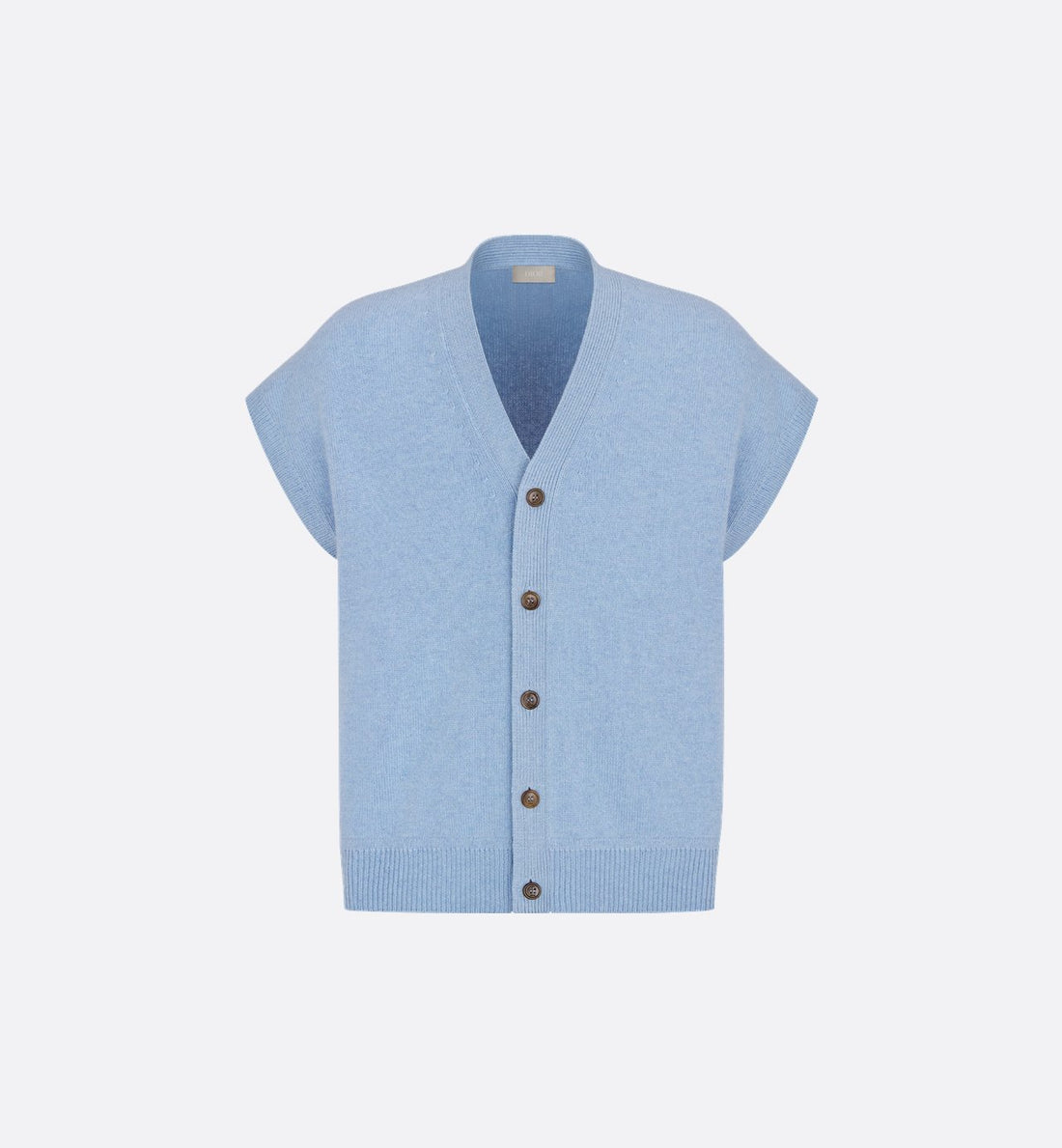 Icons Sweater Vest Blue Cashmere Jersey