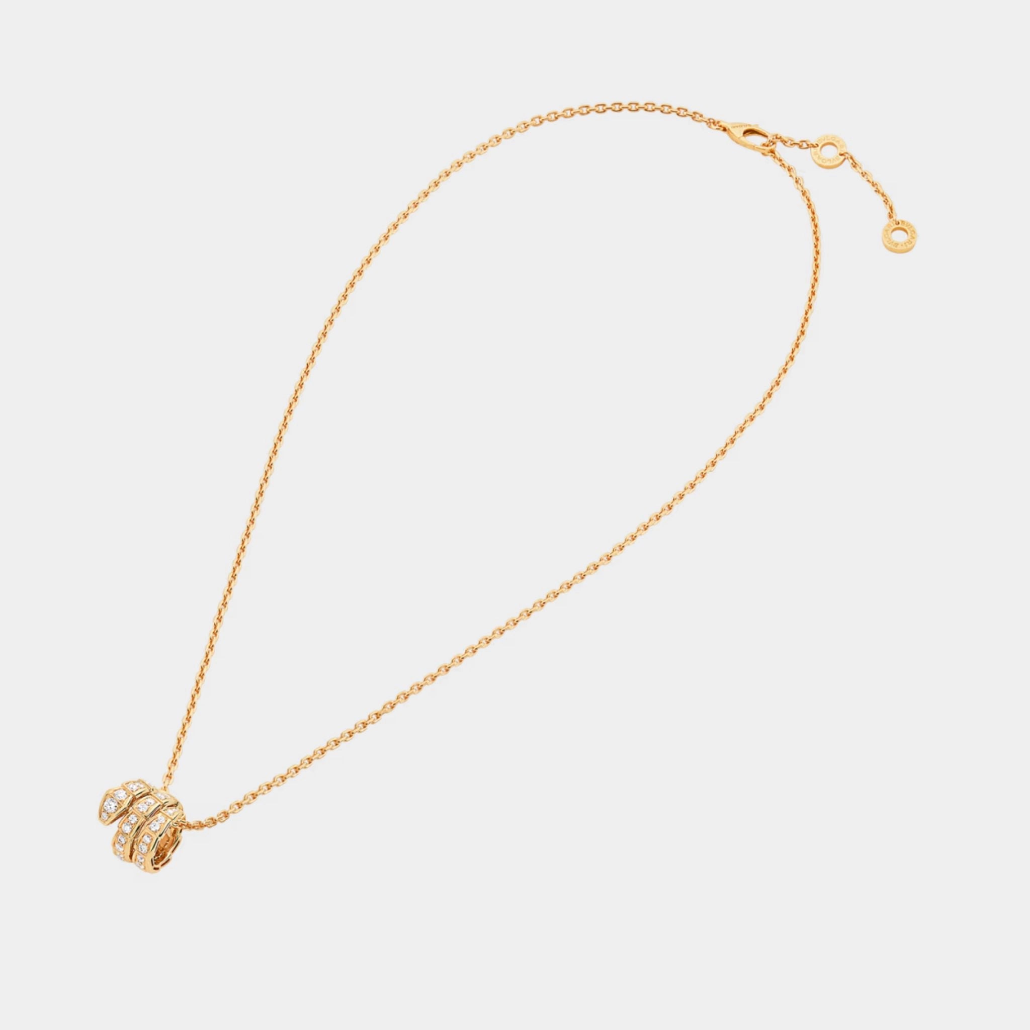 Serpenti Viper Diamond Pendant Necklace