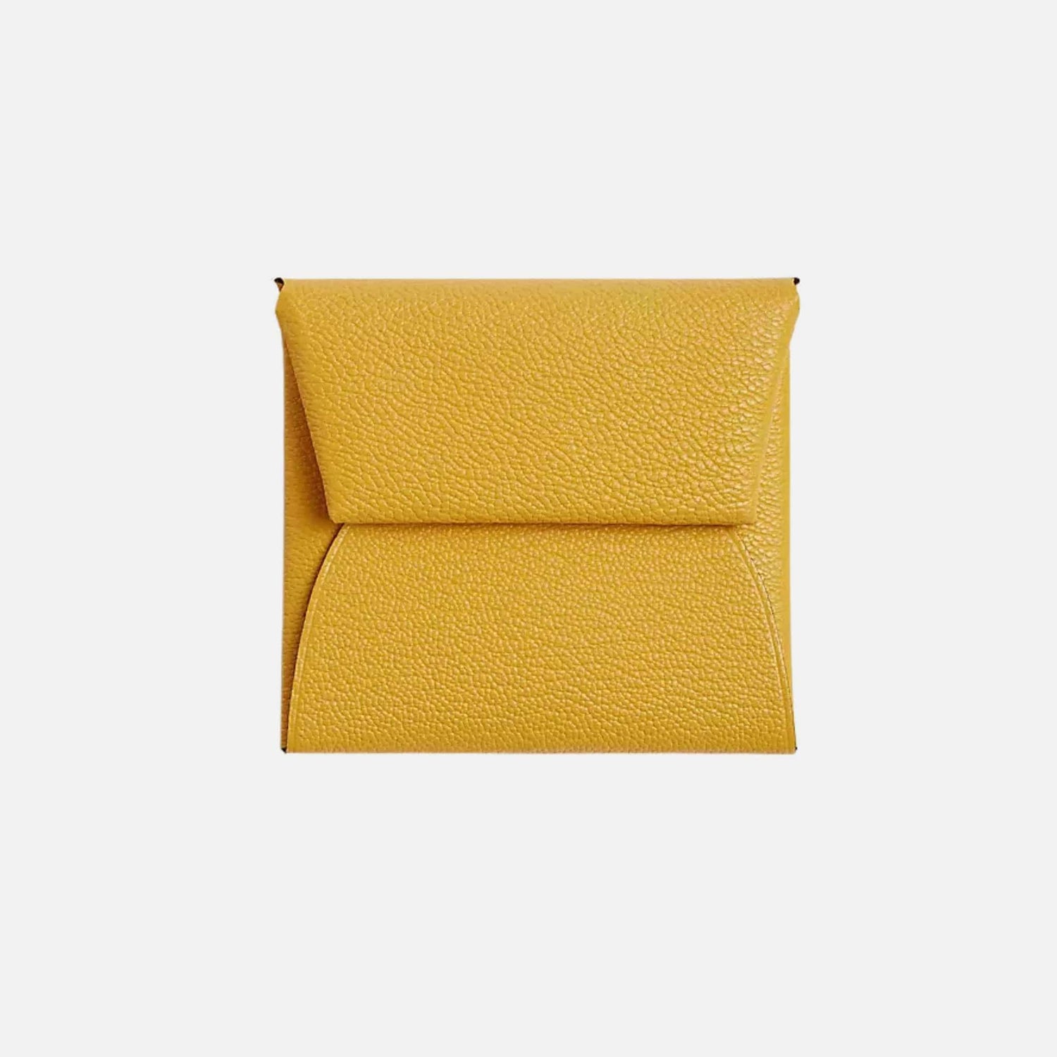 Hermes Bastia Purse Mysore Goatskin , Sun/Bleu Frida, Front