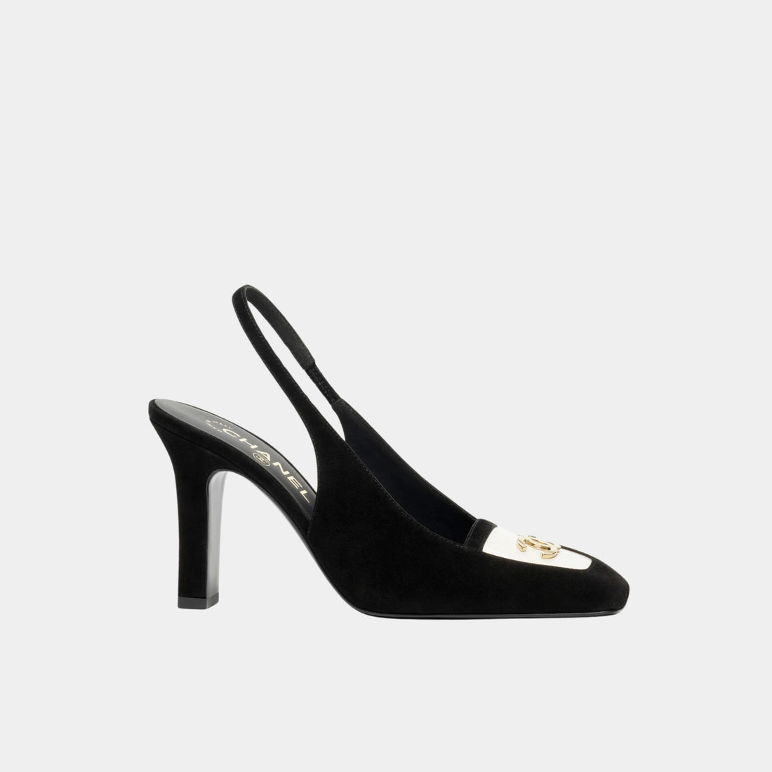 Slingbacks Suede Kidskin &amp; Patent Calfskin