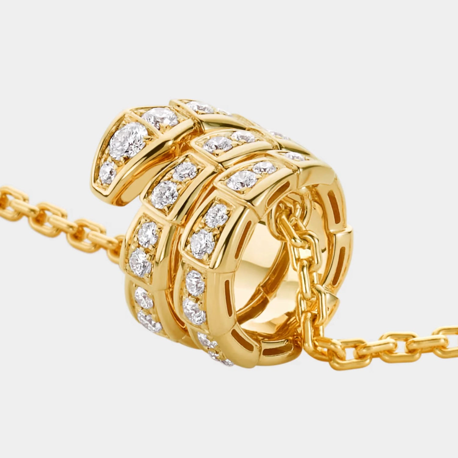 Serpenti Viper Diamond Pendant Necklace