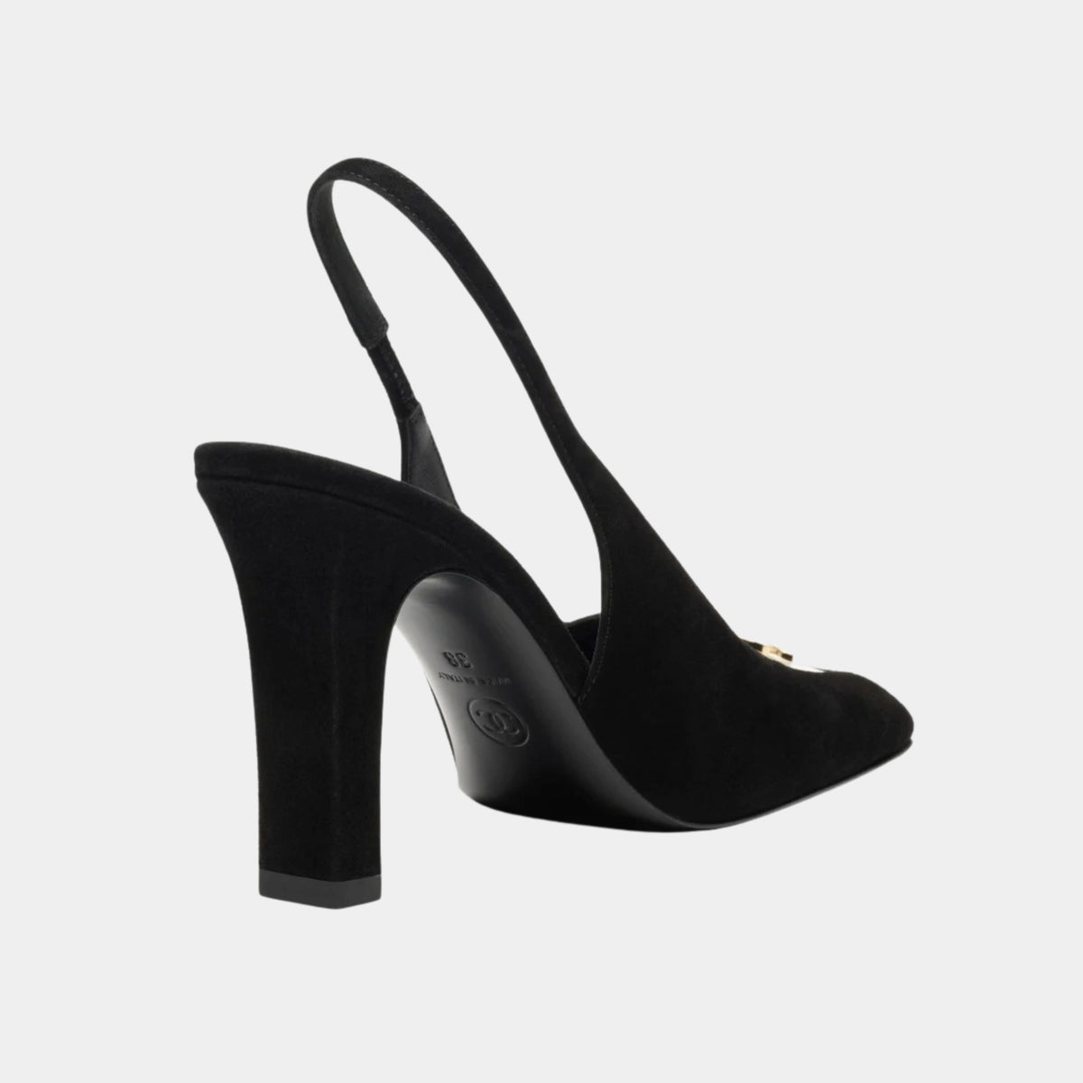 Slingbacks Suede Kidskin &amp; Patent Calfskin