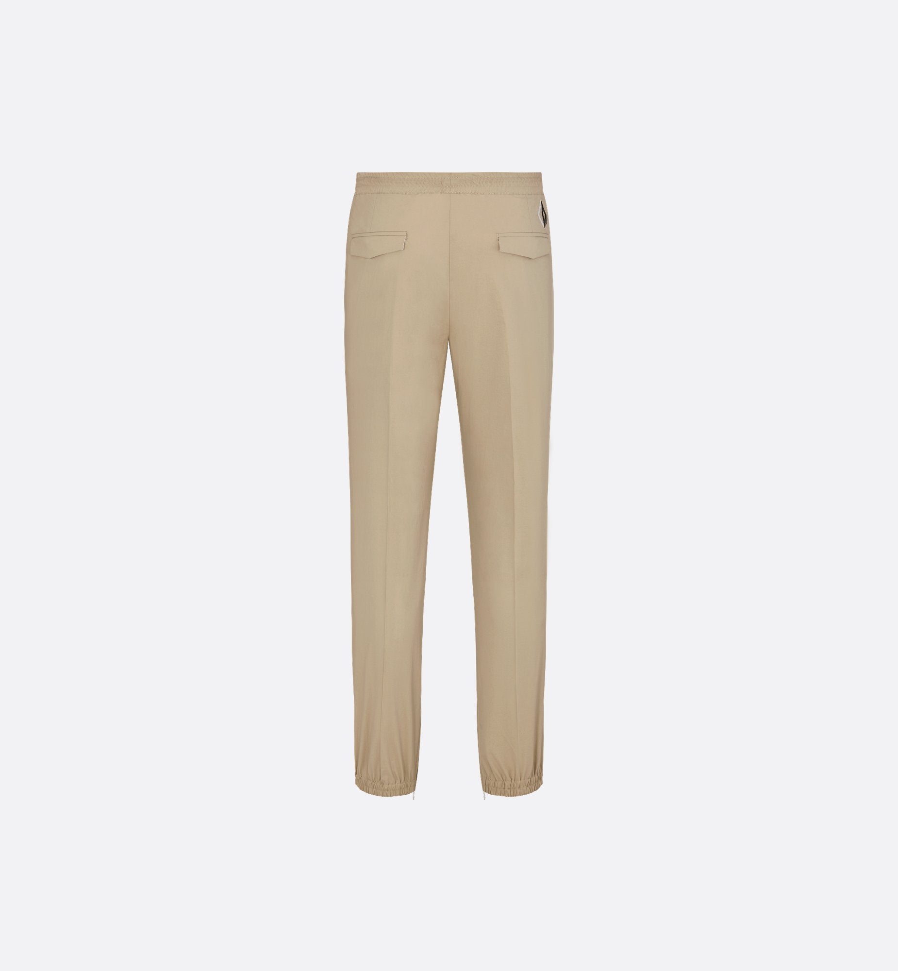 Track Pants Beige Blended Cotton