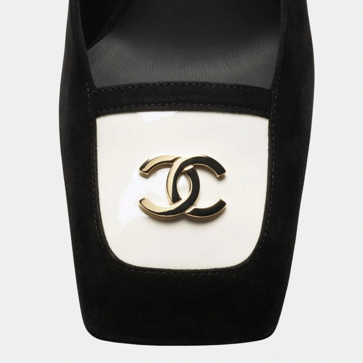 Slingbacks Suede Kidskin &amp; Patent Calfskin