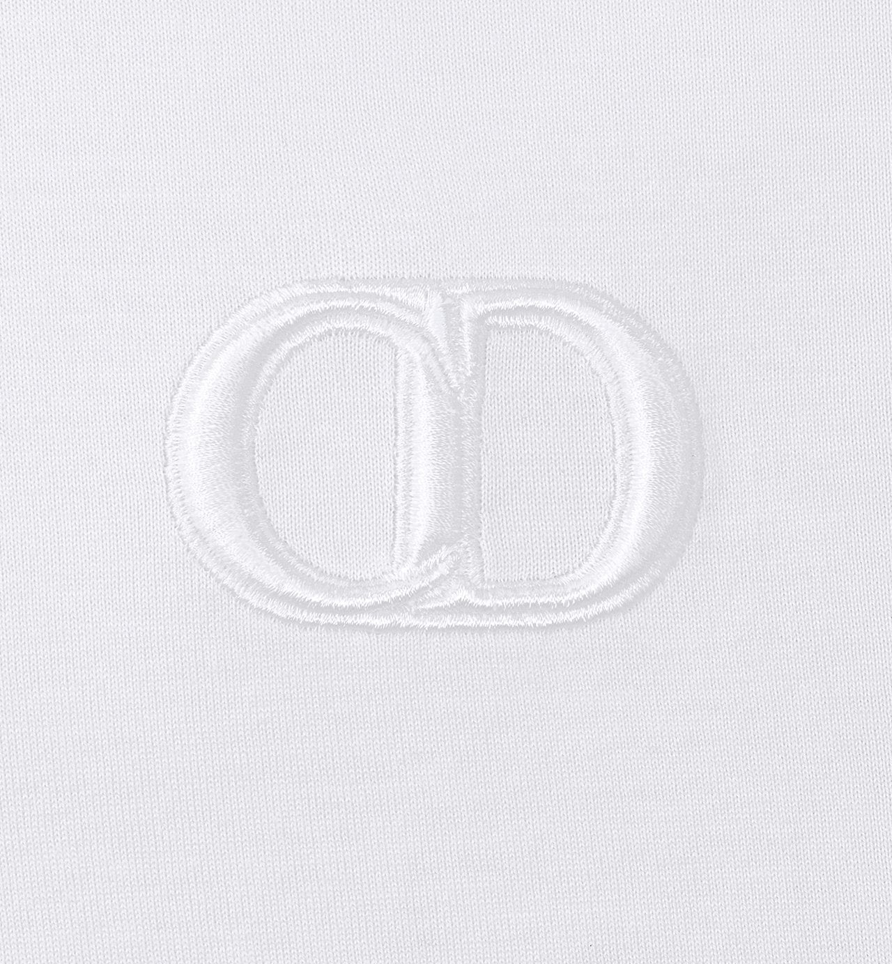 Cd Icon Relaxed-Fit T-Shirt White Cotton Jersey