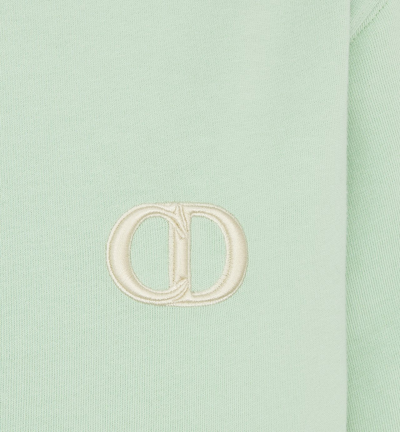 Cd Icon T-Shirt Relaxed Fit Light Green Cotton Jersey