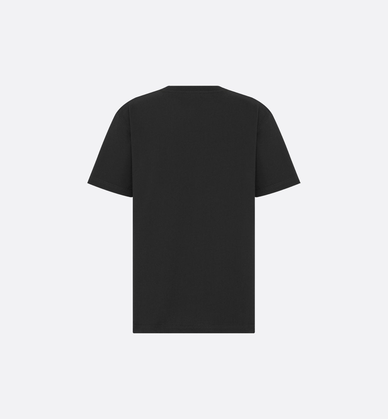 Cd Icon Relaxed-Fit T-Shirt Black Cotton Jersey