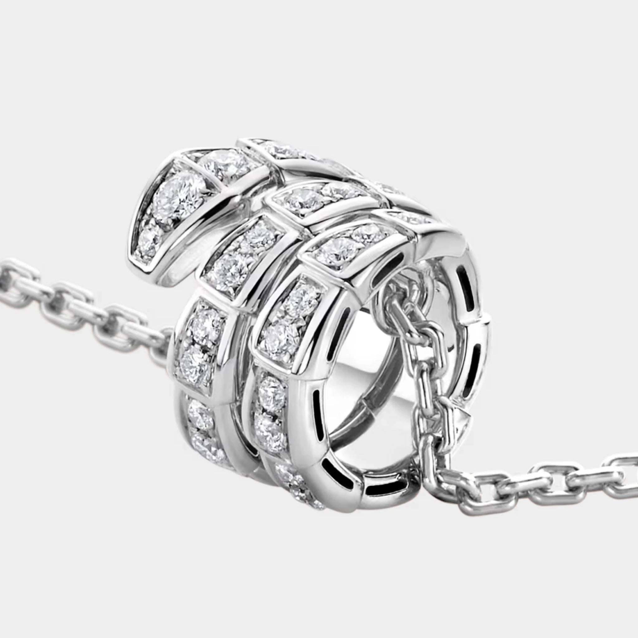 Serpenti Viper Diamond Pendant Necklace