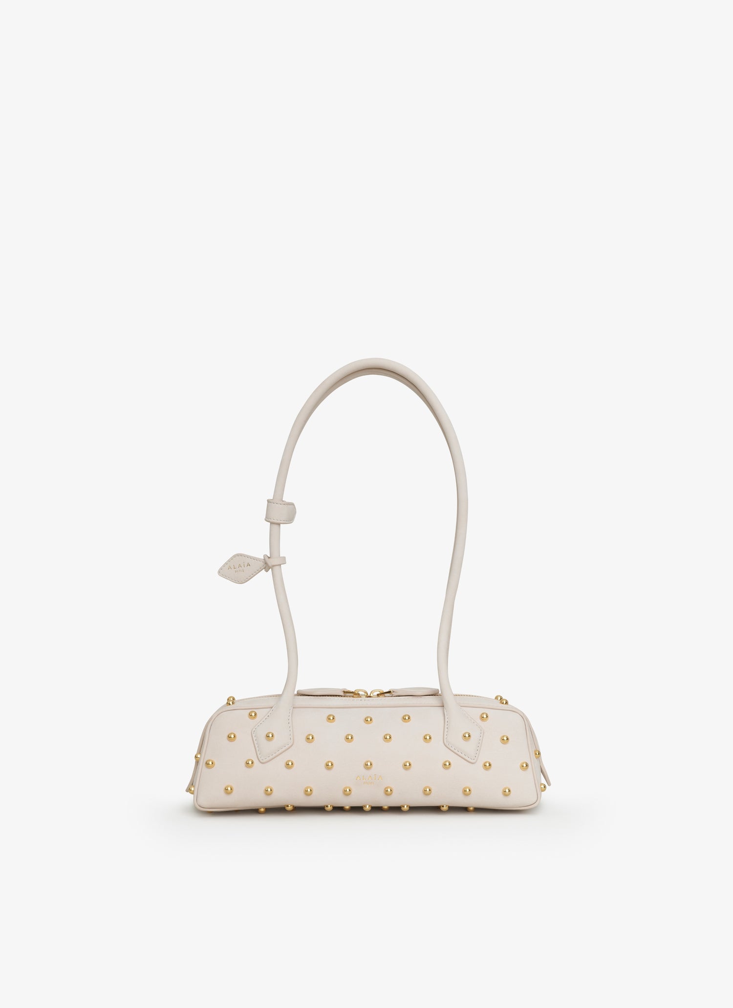 Le Teckel Small Bag With Studs In Nubuk