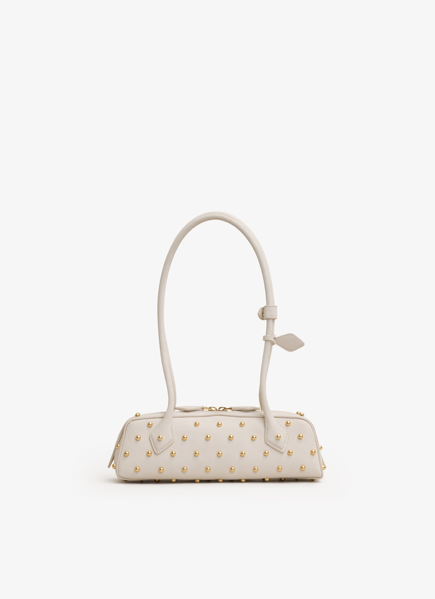 Le Teckel Small Bag With Studs In Nubuk