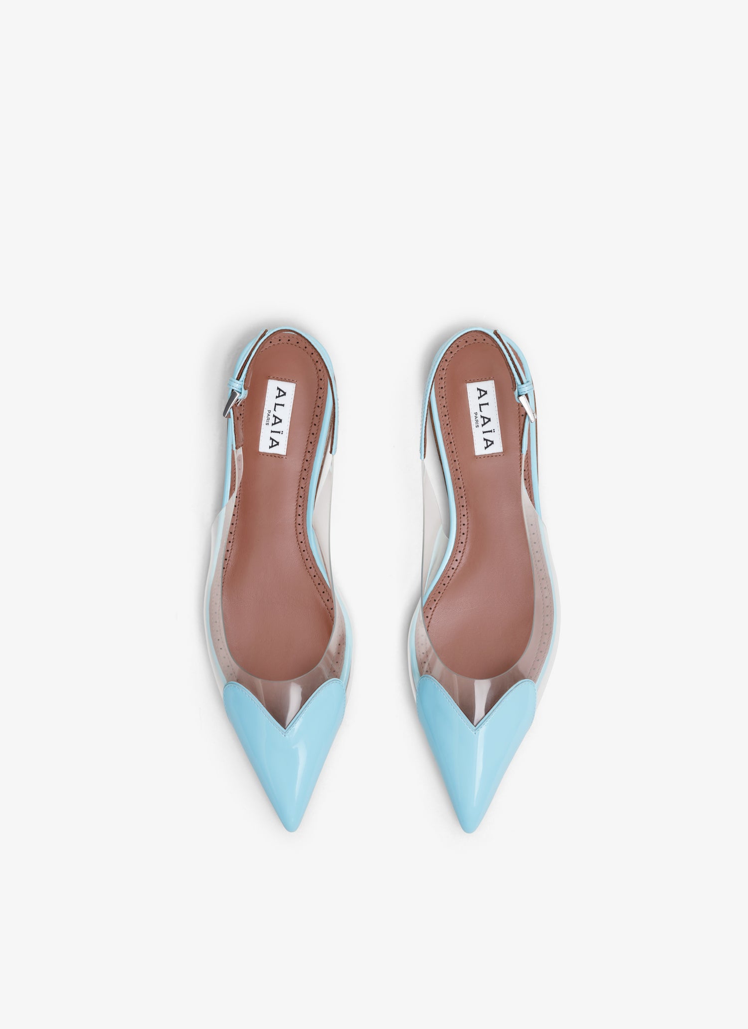 Le Cœur Flat Slingbacks In Patent Calfskin