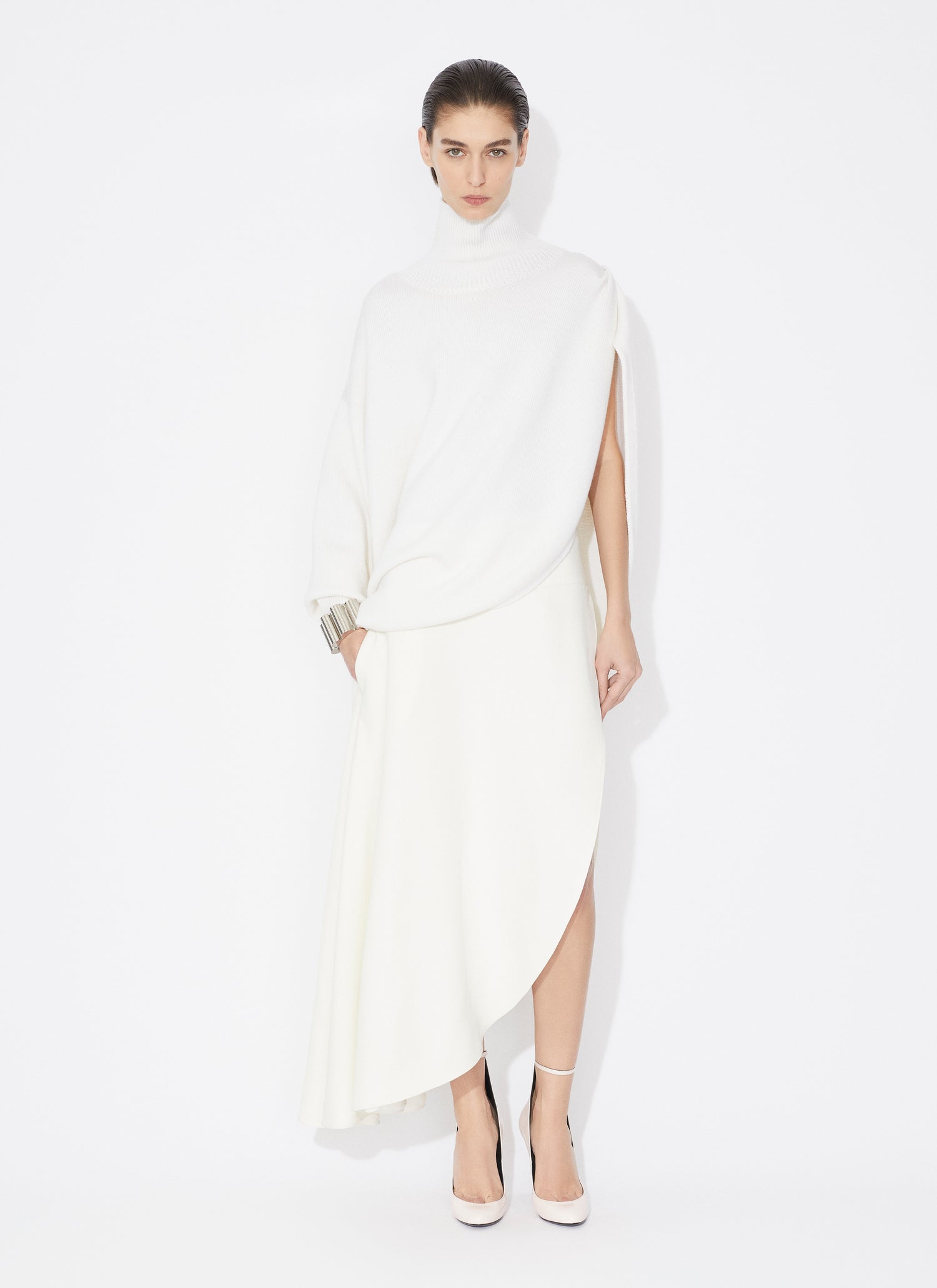 Fluid Asymmetric Skirt