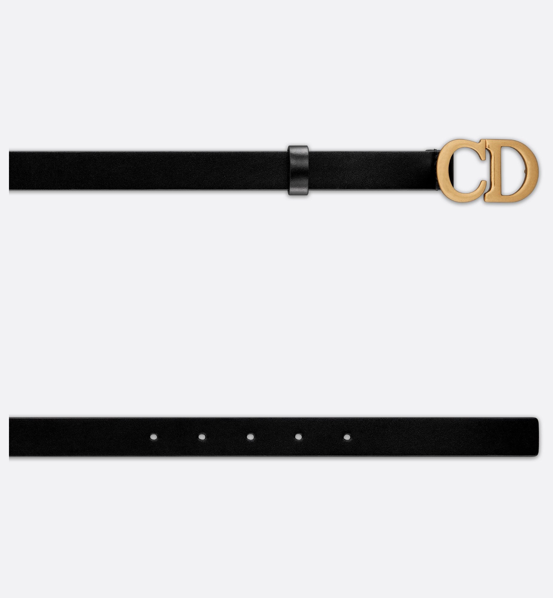 Saddle Belt Black Ultrasoft Calfskin 20 mm