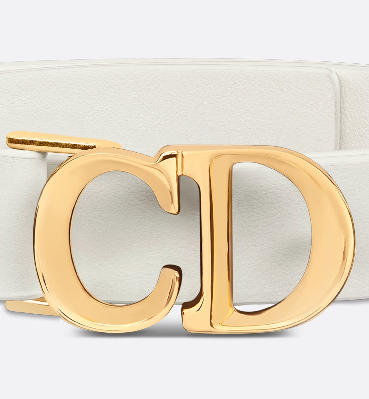 C Est Dior Belt Latte Smooth Calfskin 20 mm