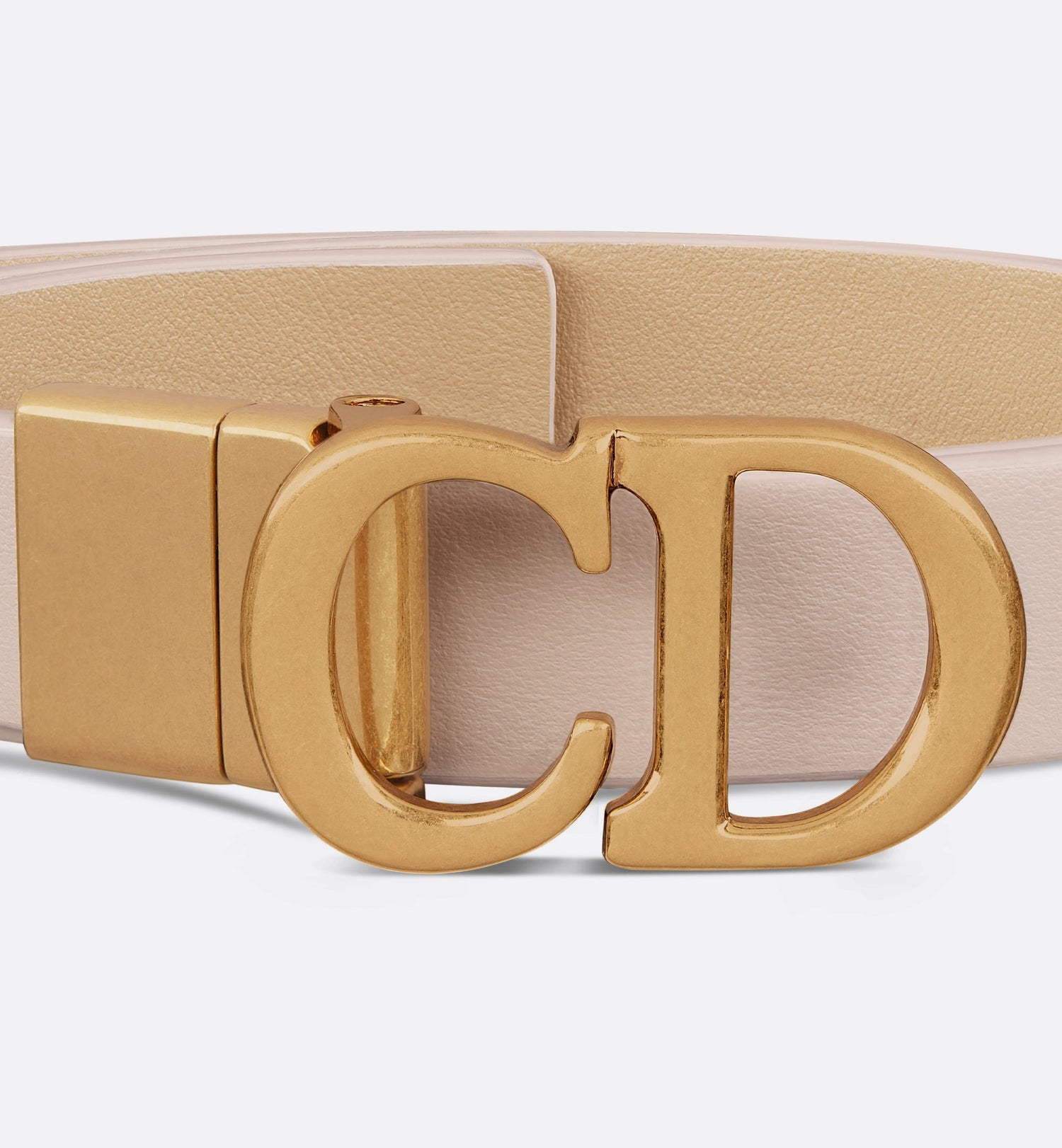 Reversible Saddle Belt Trench Beige And Biscuit Smooth Calfskin 20 mm