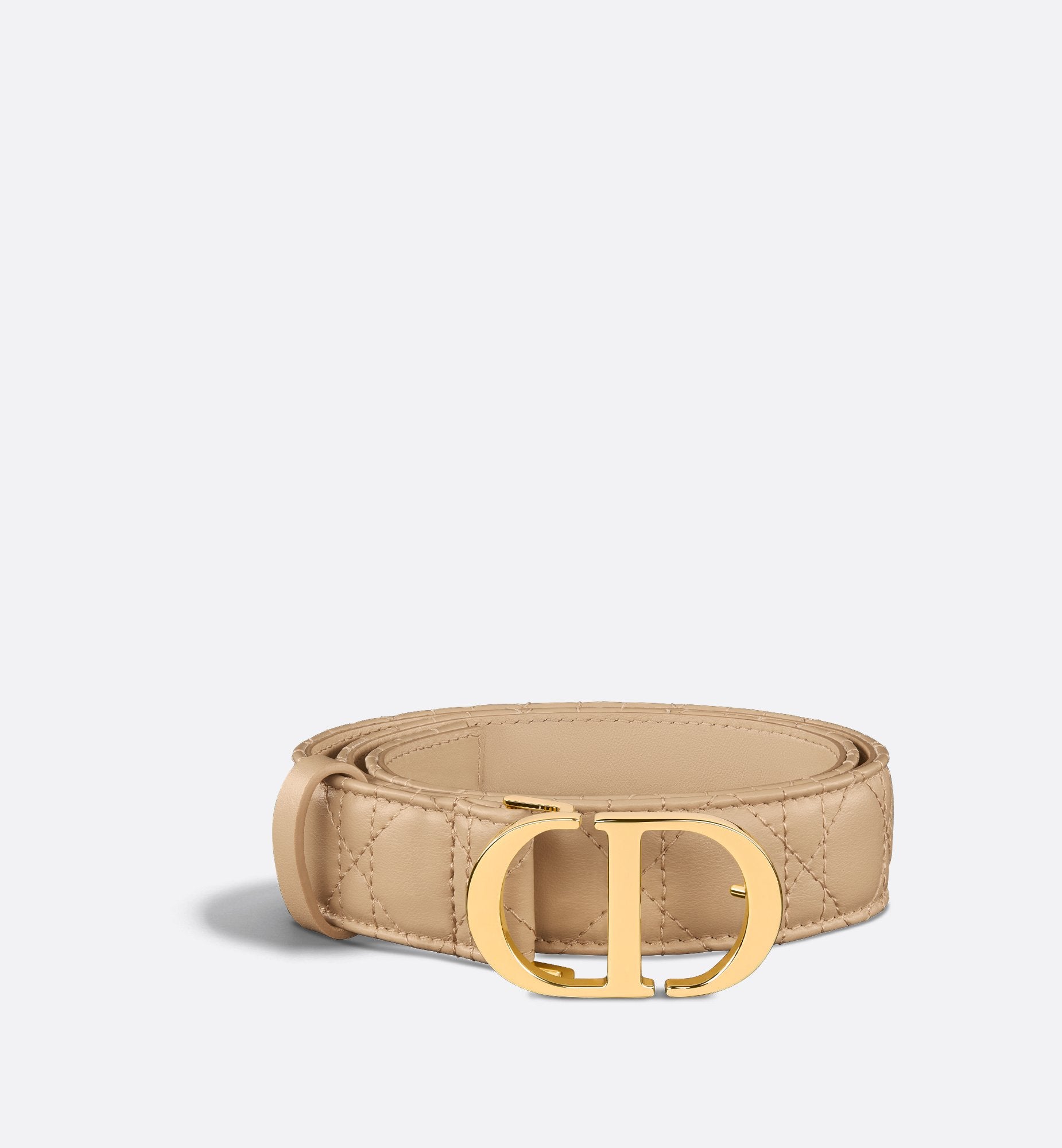 30 Montaigne Belt Biscuit Cannage Calfskin 30 mm