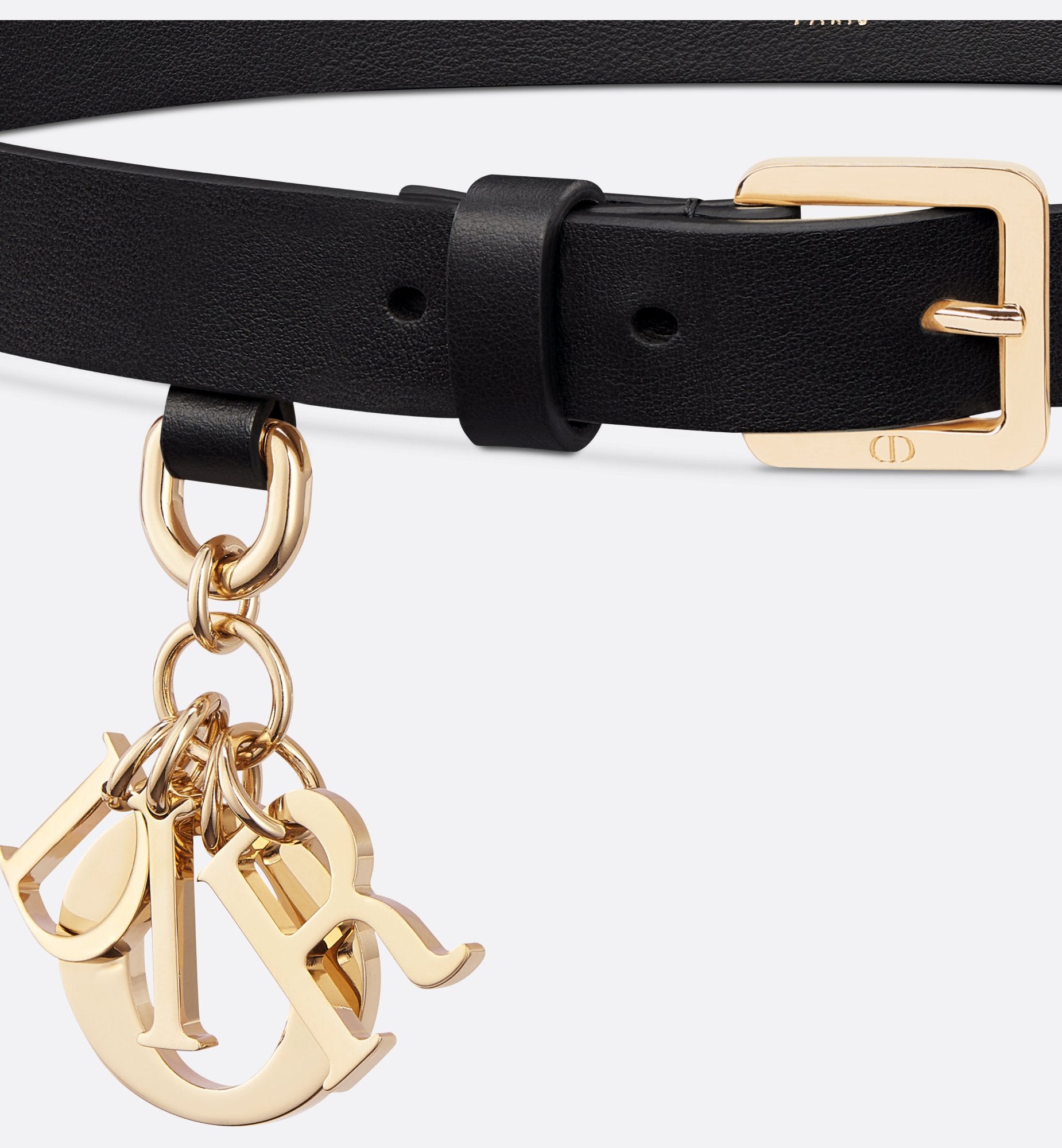 Miss Dior Belt Black Smooth Calfskin 20 mm