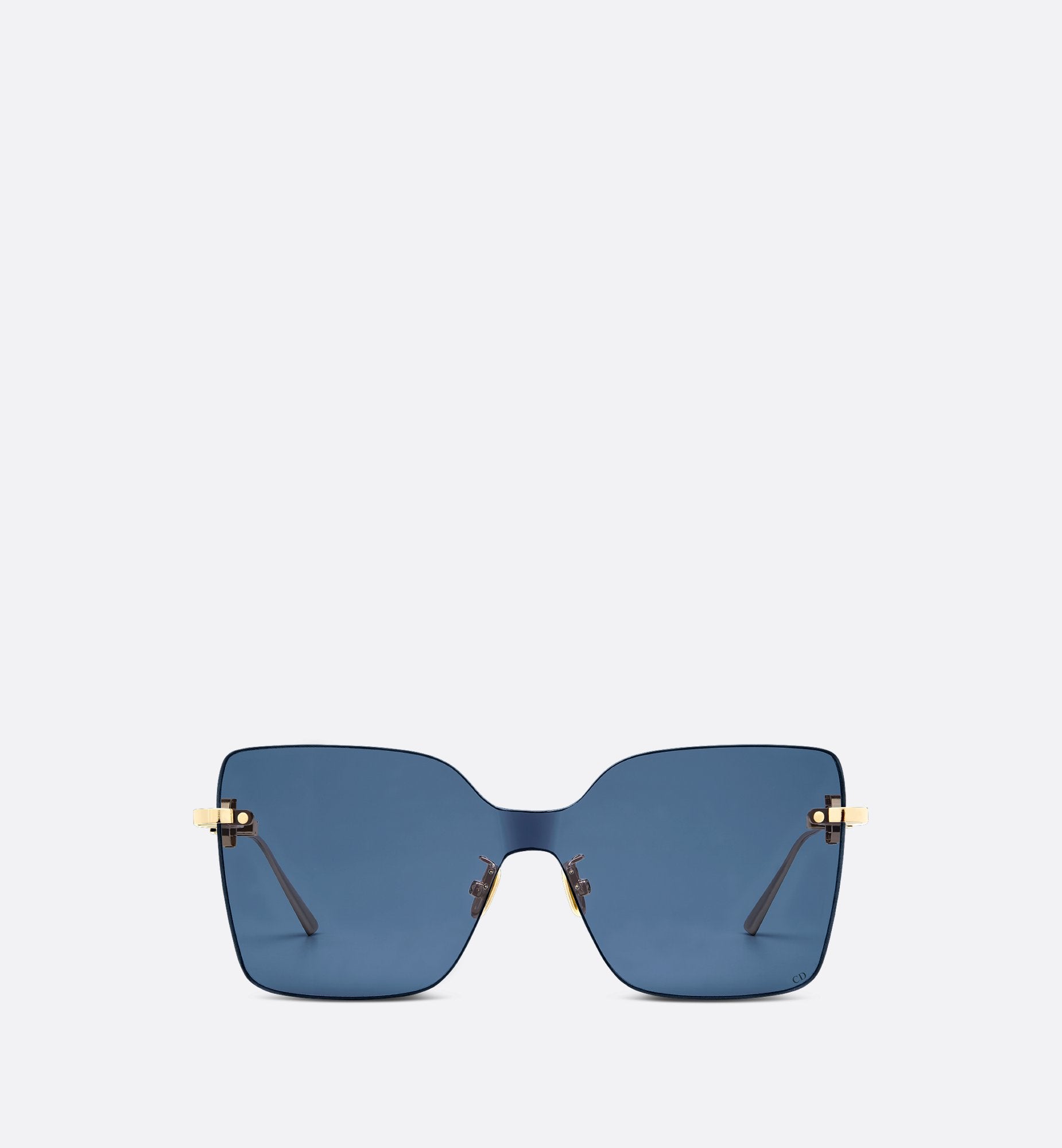 Cd Chain M1U Blue Square Sunglasses