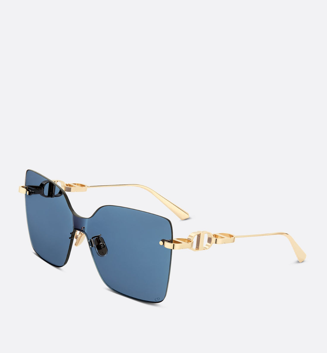 Cd Chain M1U Blue Square Sunglasses