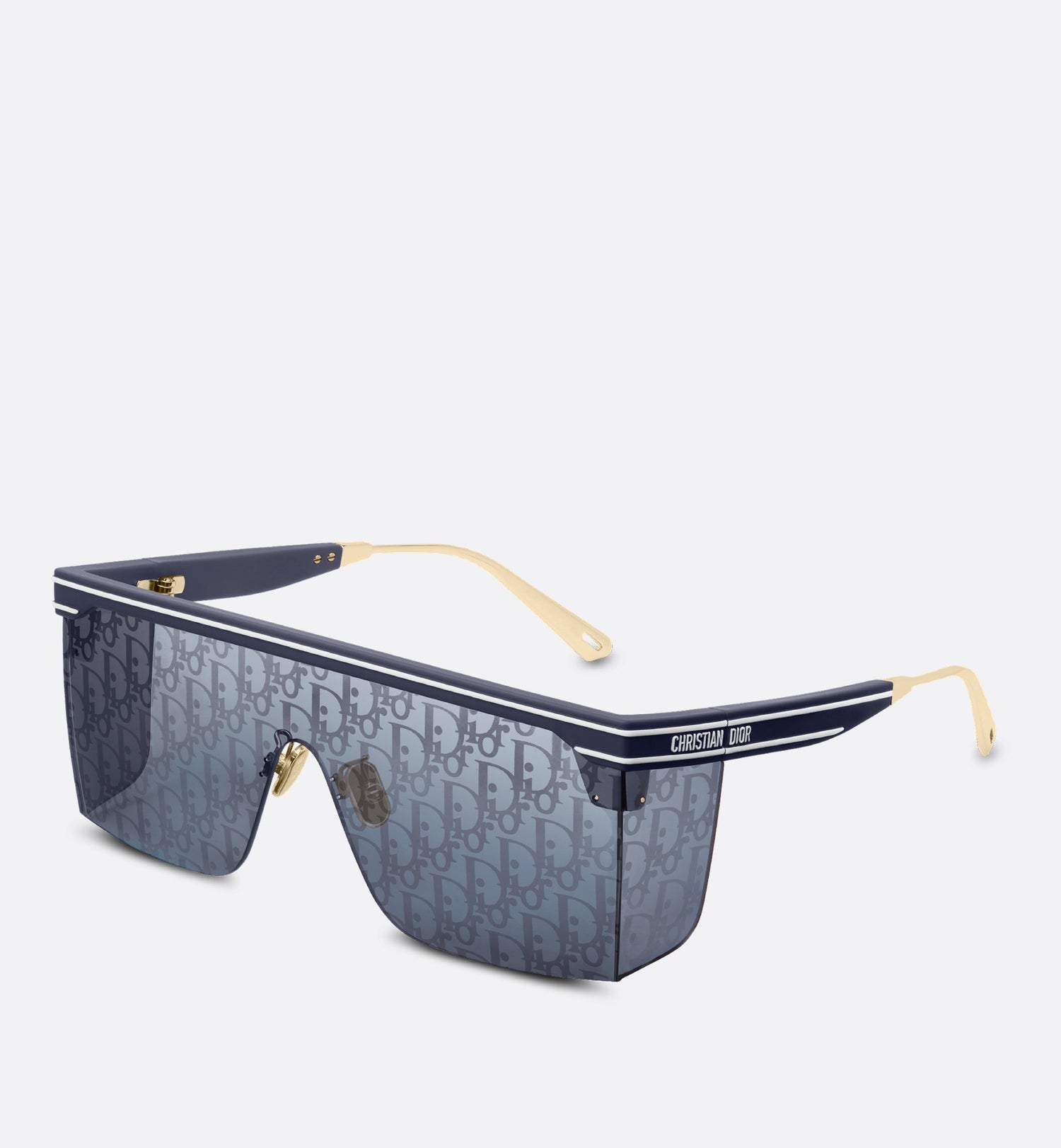 Diorclub M1U Blue Dior Oblique Mask Sunglasses