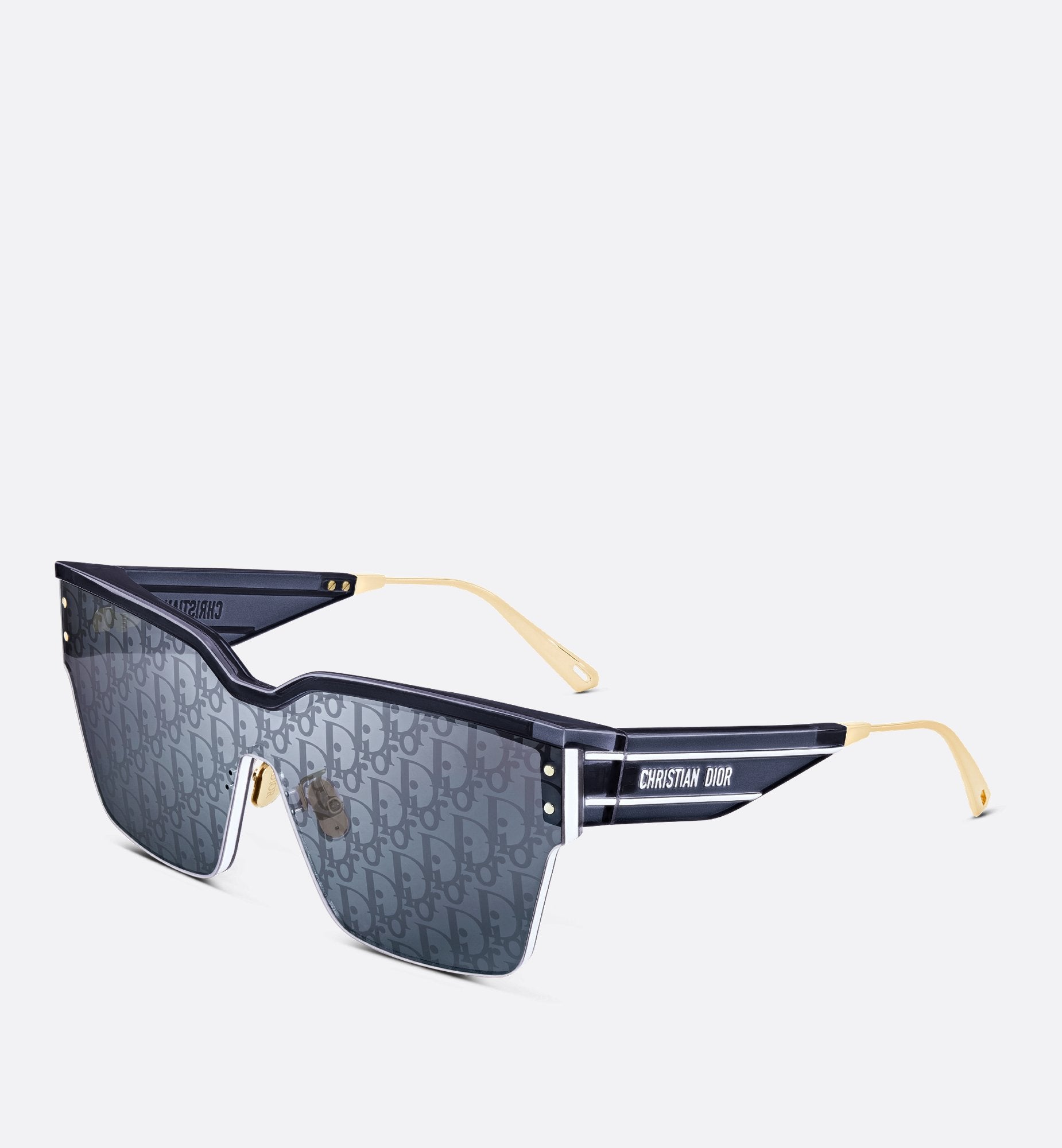 Diorclub M4U Blue Dior Oblique Mask Sunglasses