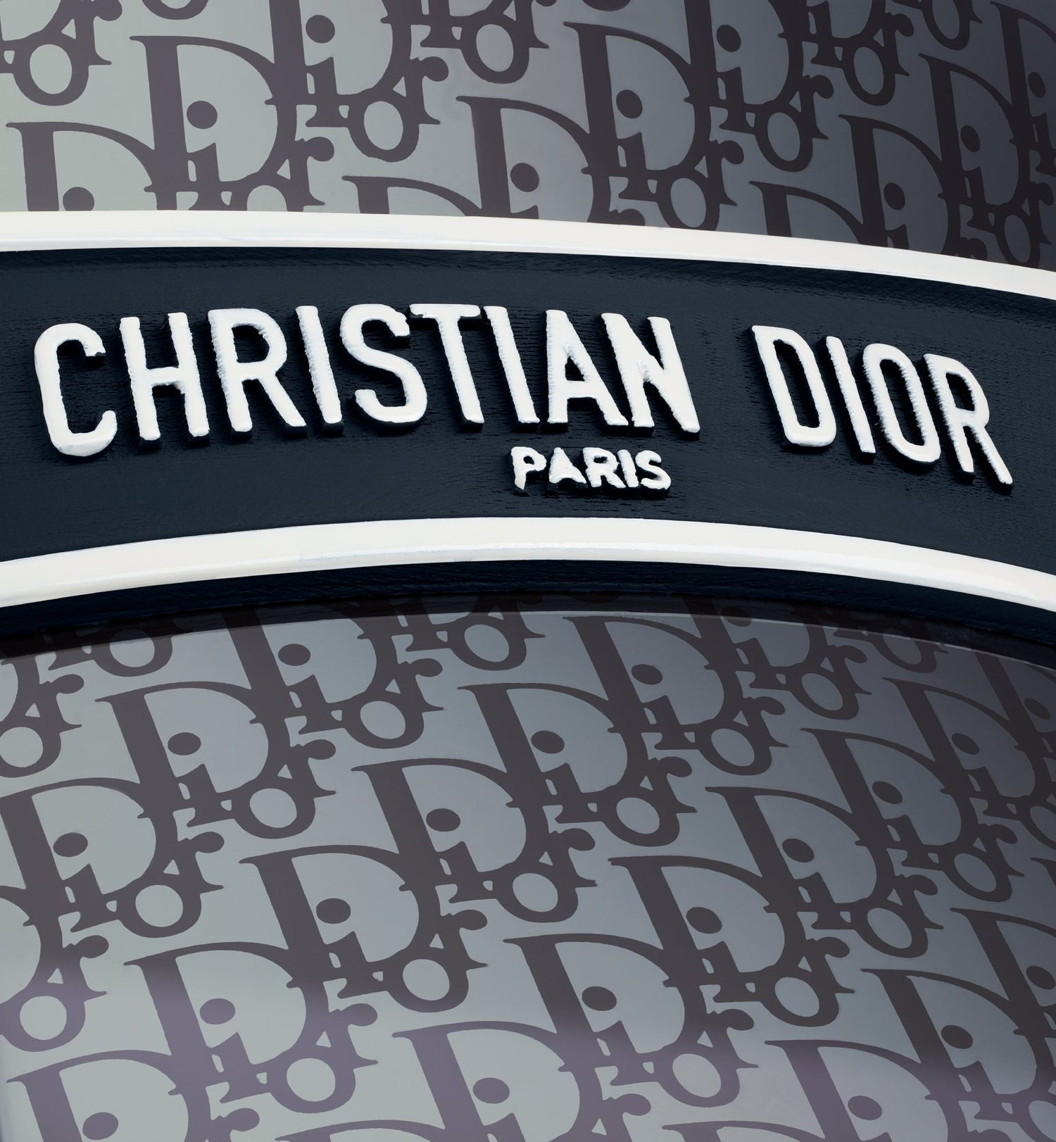 Diorclub V1U Blue Dior Oblique Visor