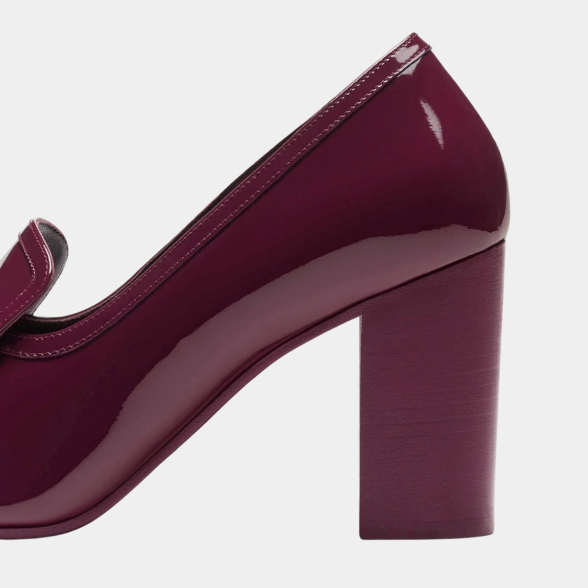 Loafers Patent Calfskin Dark Burgundy