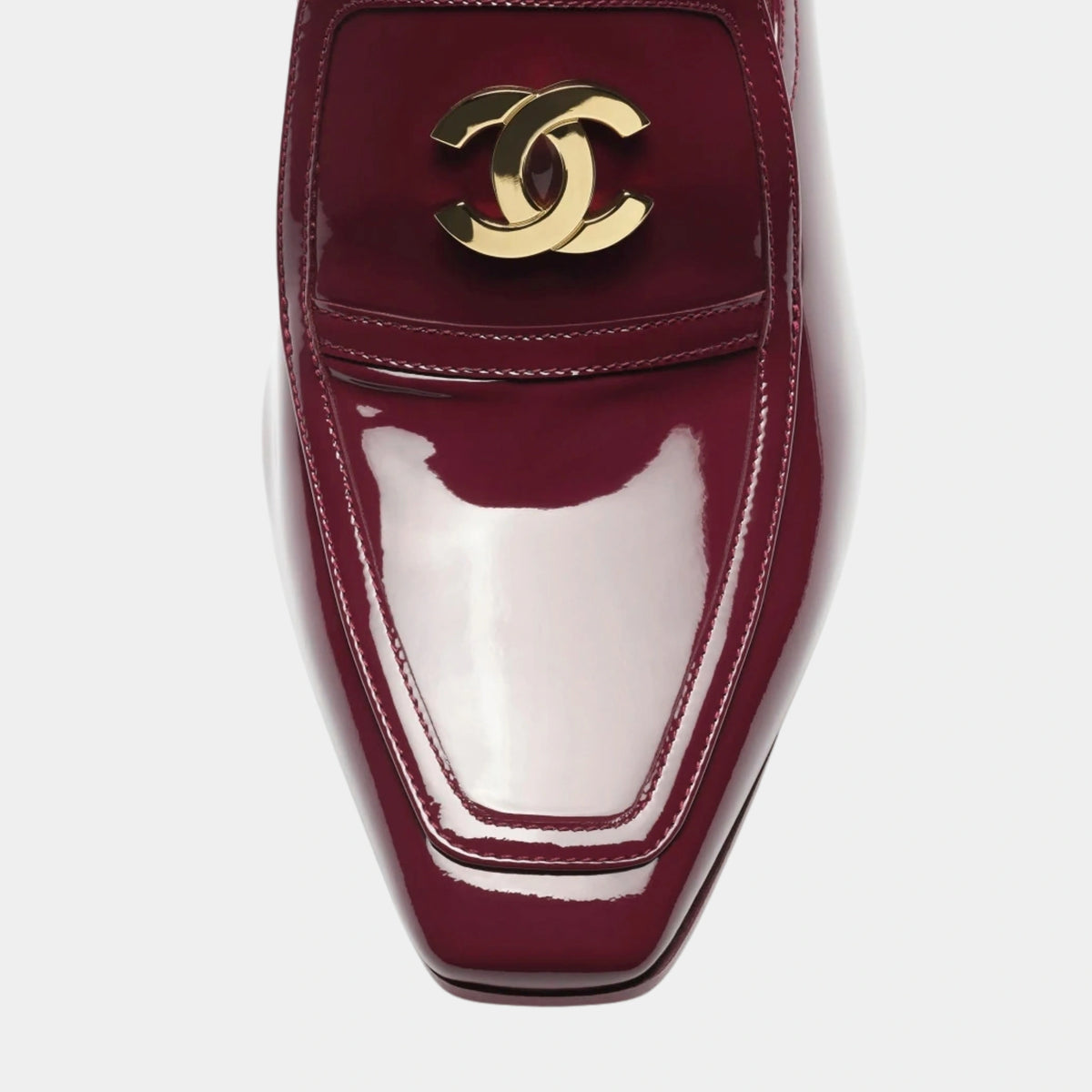 Loafers Patent Calfskin Dark Burgundy